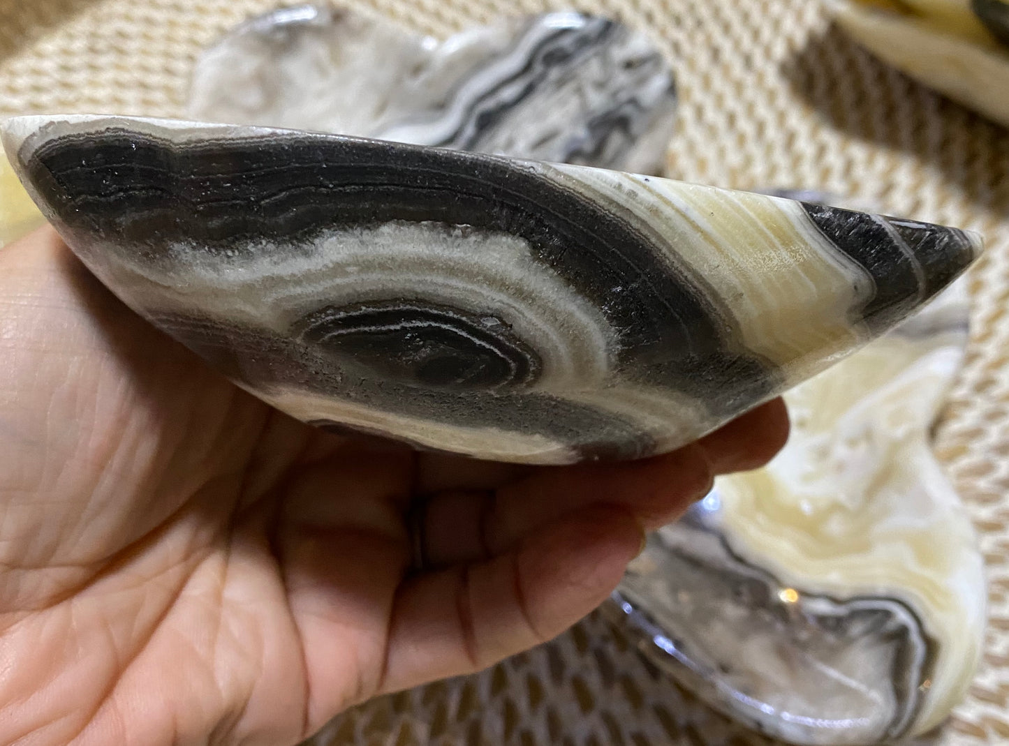 Zebra Onyx Round bowls- Available in 2 Sizes