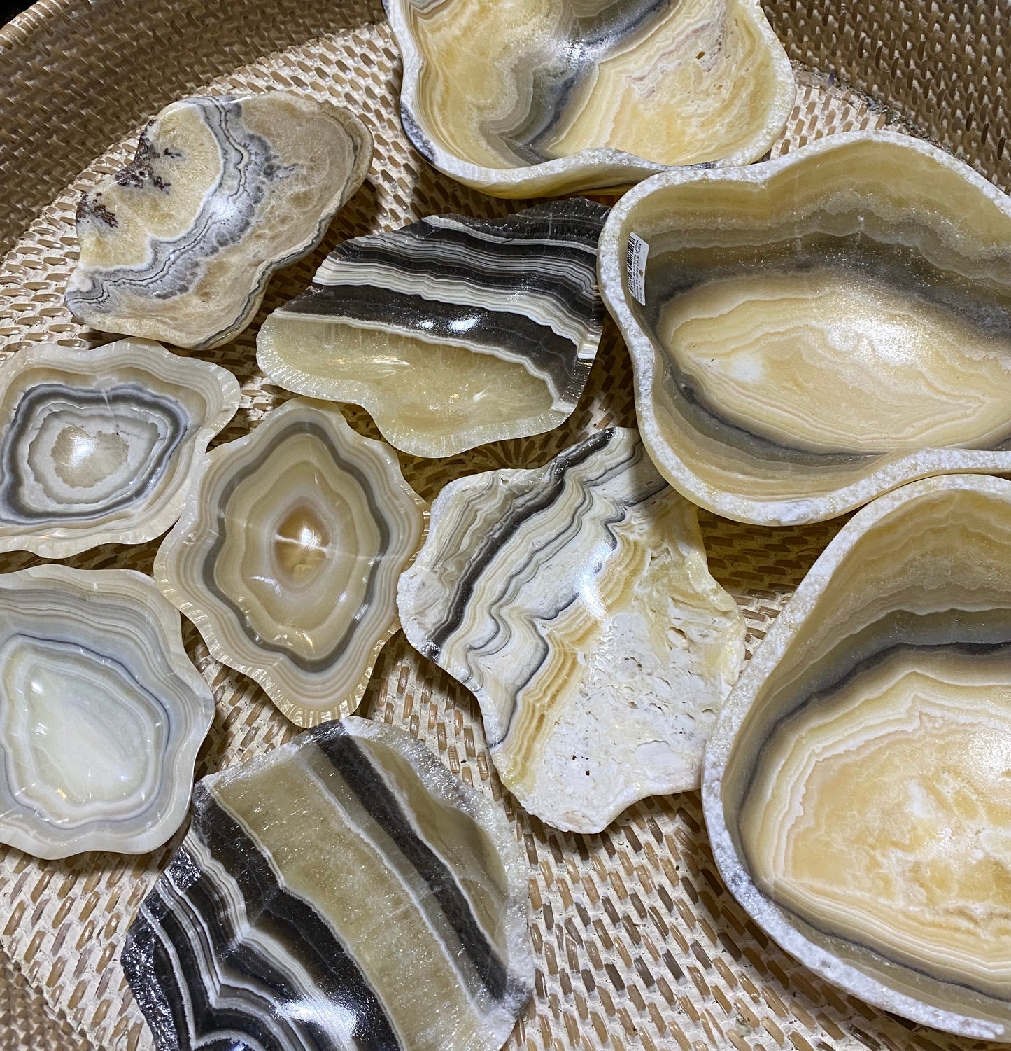 Zebra Onyx Freeform Bowls- Available in 4 sizes