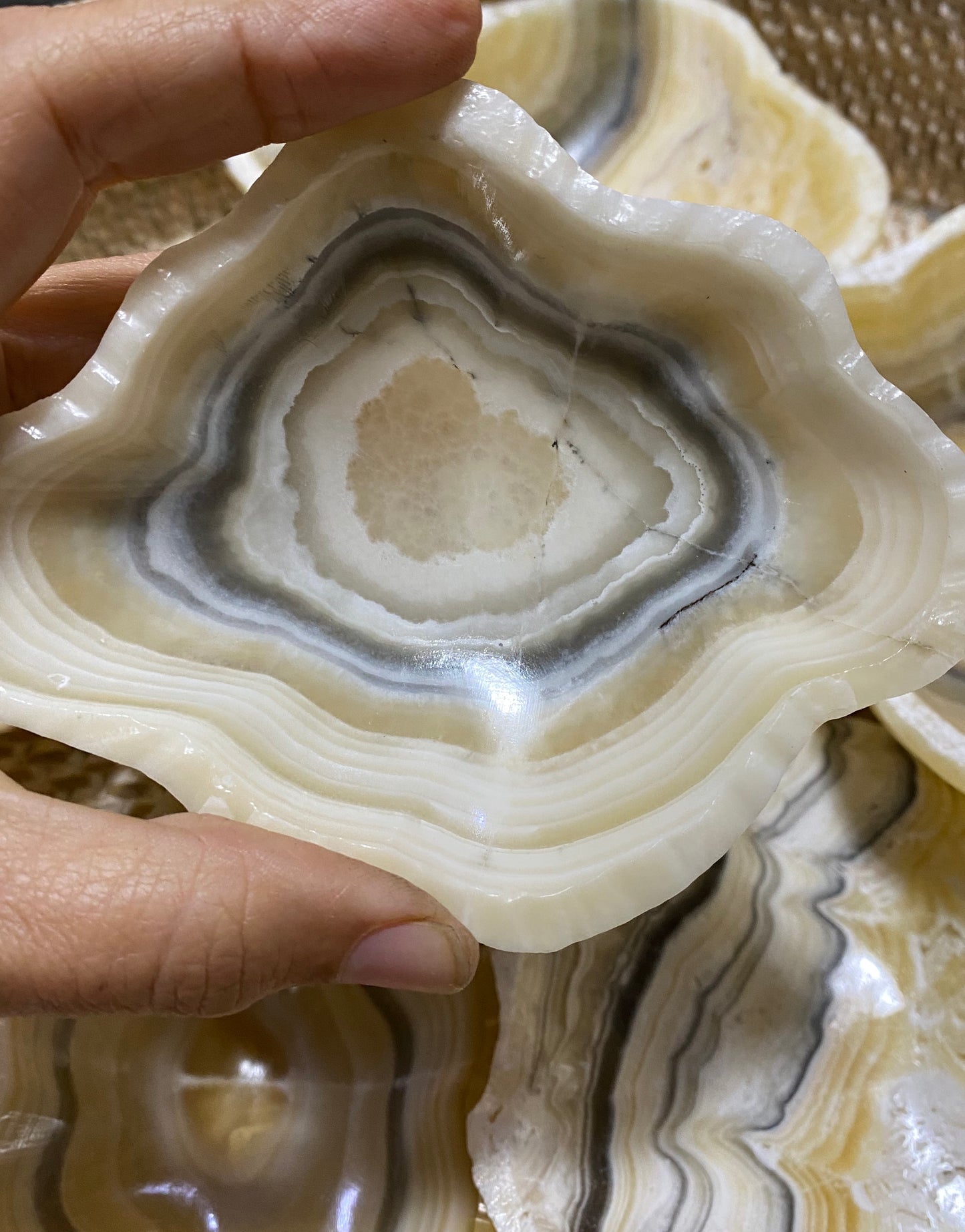 Zebra Onyx Freeform Bowls- Available in 4 sizes
