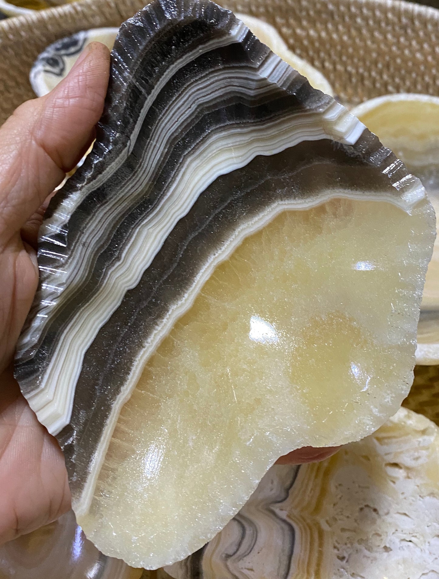 Zebra Onyx Freeform Bowls- Available in 4 sizes