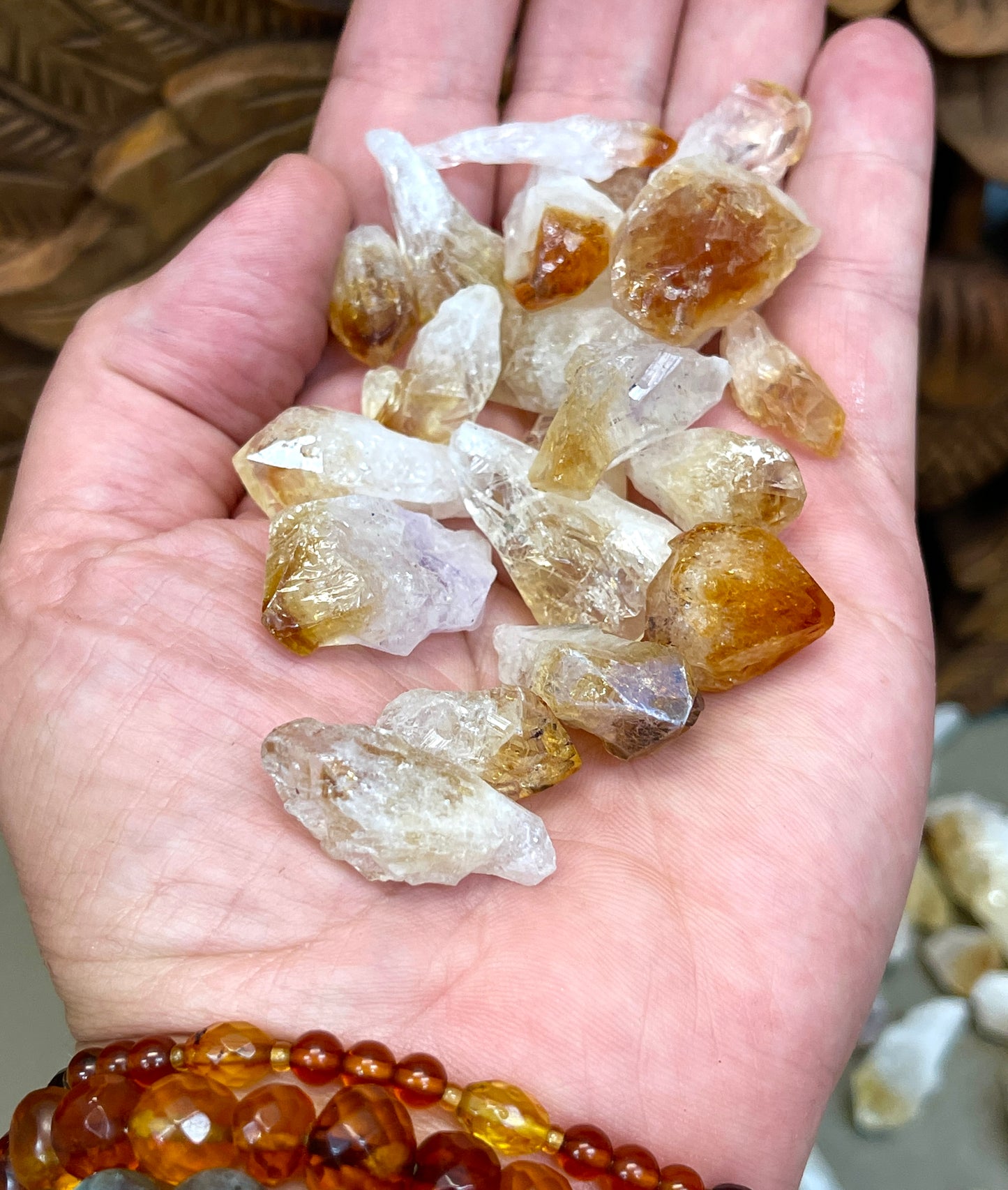 Raw Citrine Points