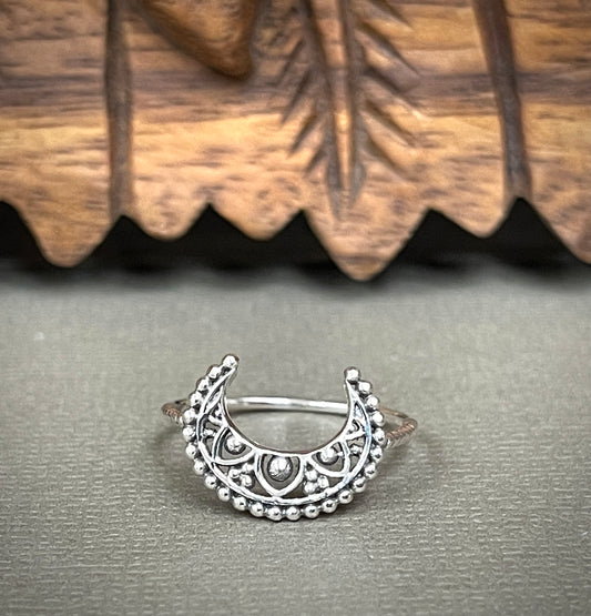 Crescent Moon Ring