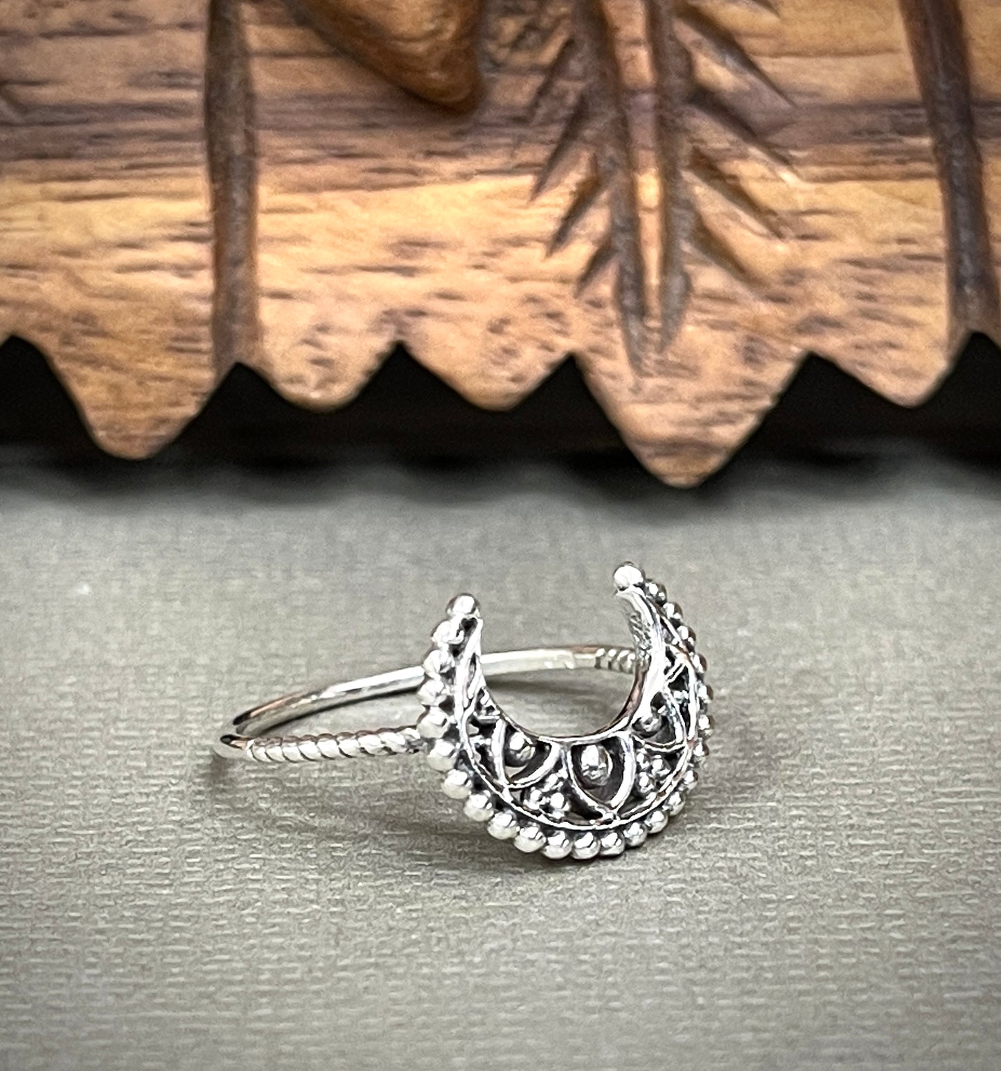 Crescent Moon Ring