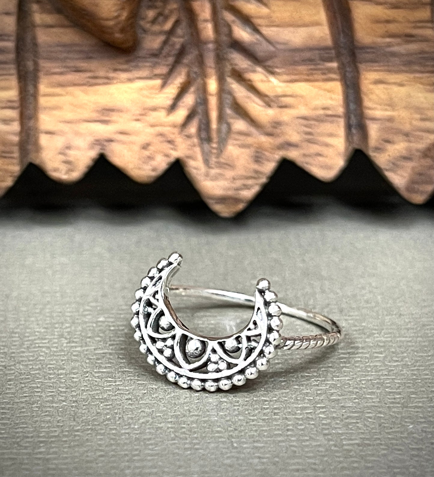 Crescent Moon Ring
