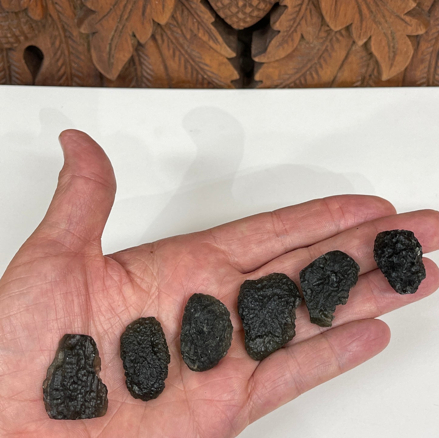 Large Size Raw Moldavite Specimens