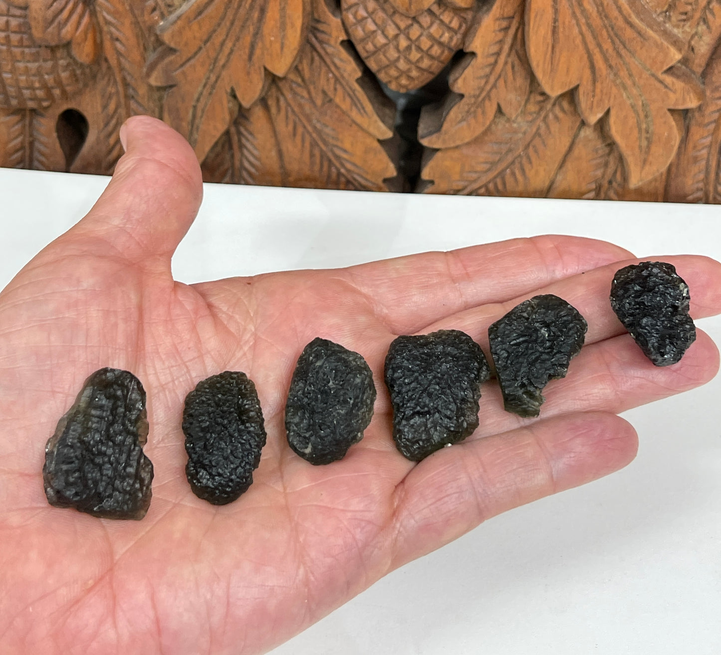 Large Size Raw Moldavite Specimens