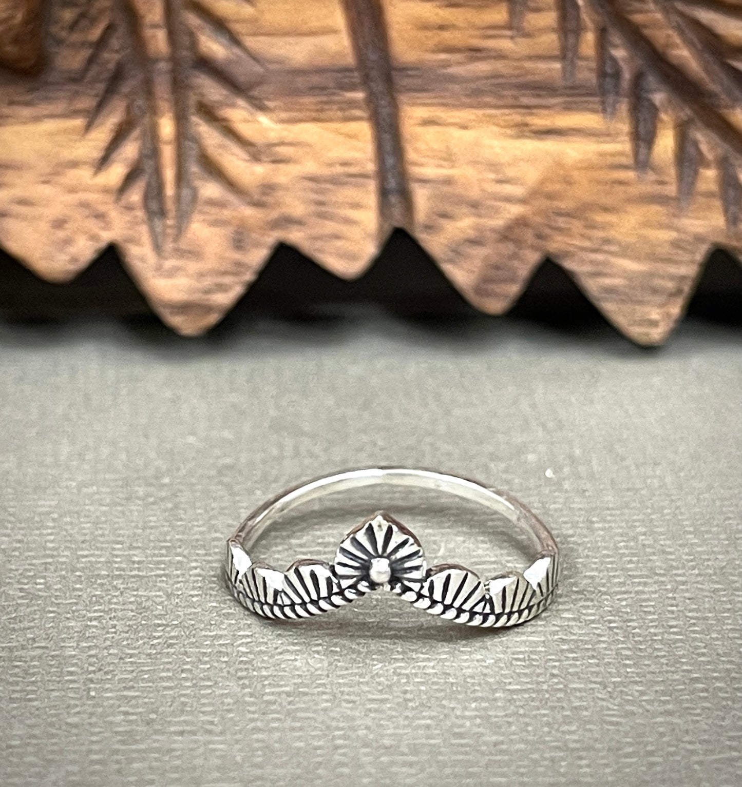 Mehindi Chevron Ring