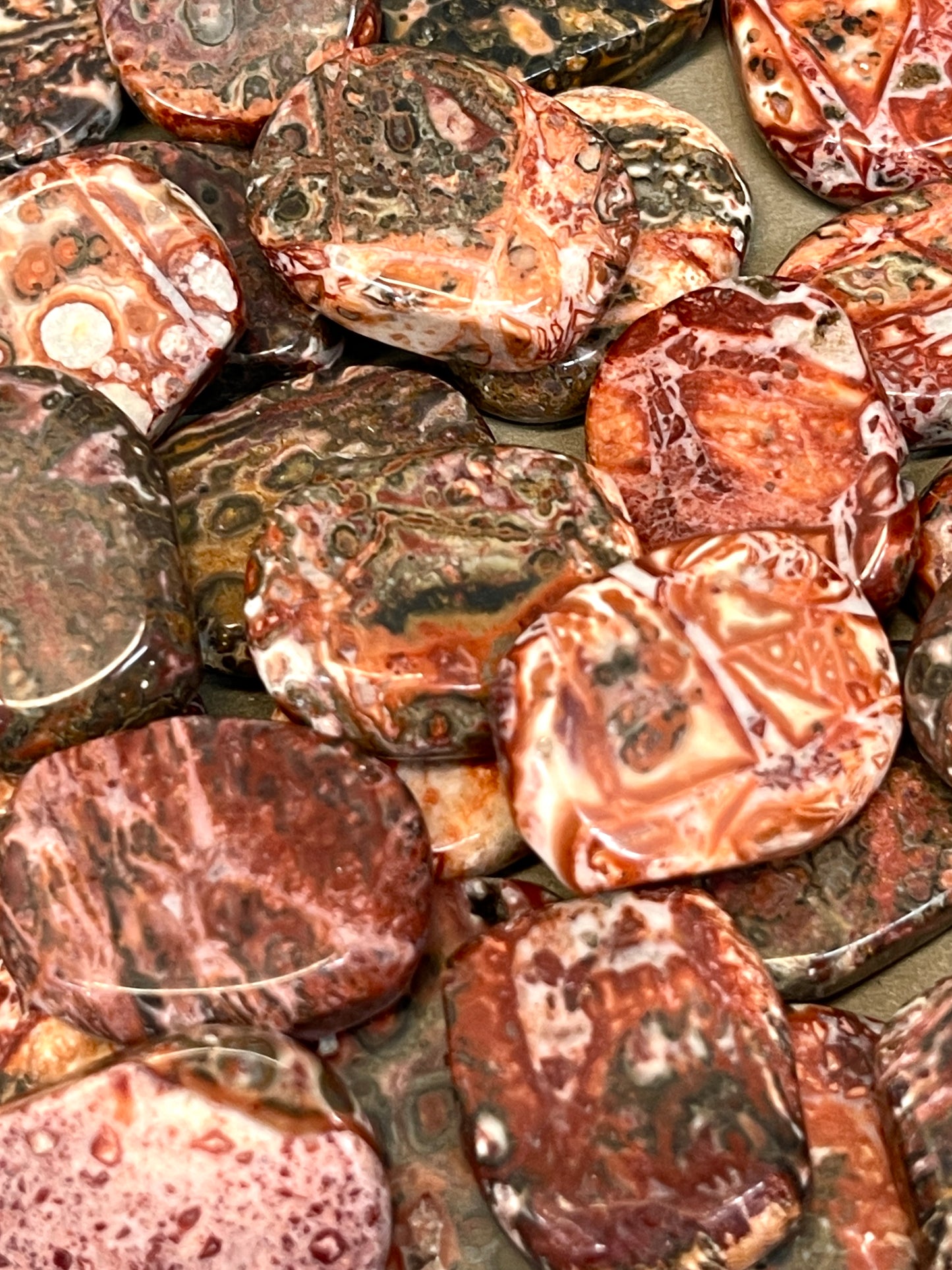 Leopard Skin Jasper Coins