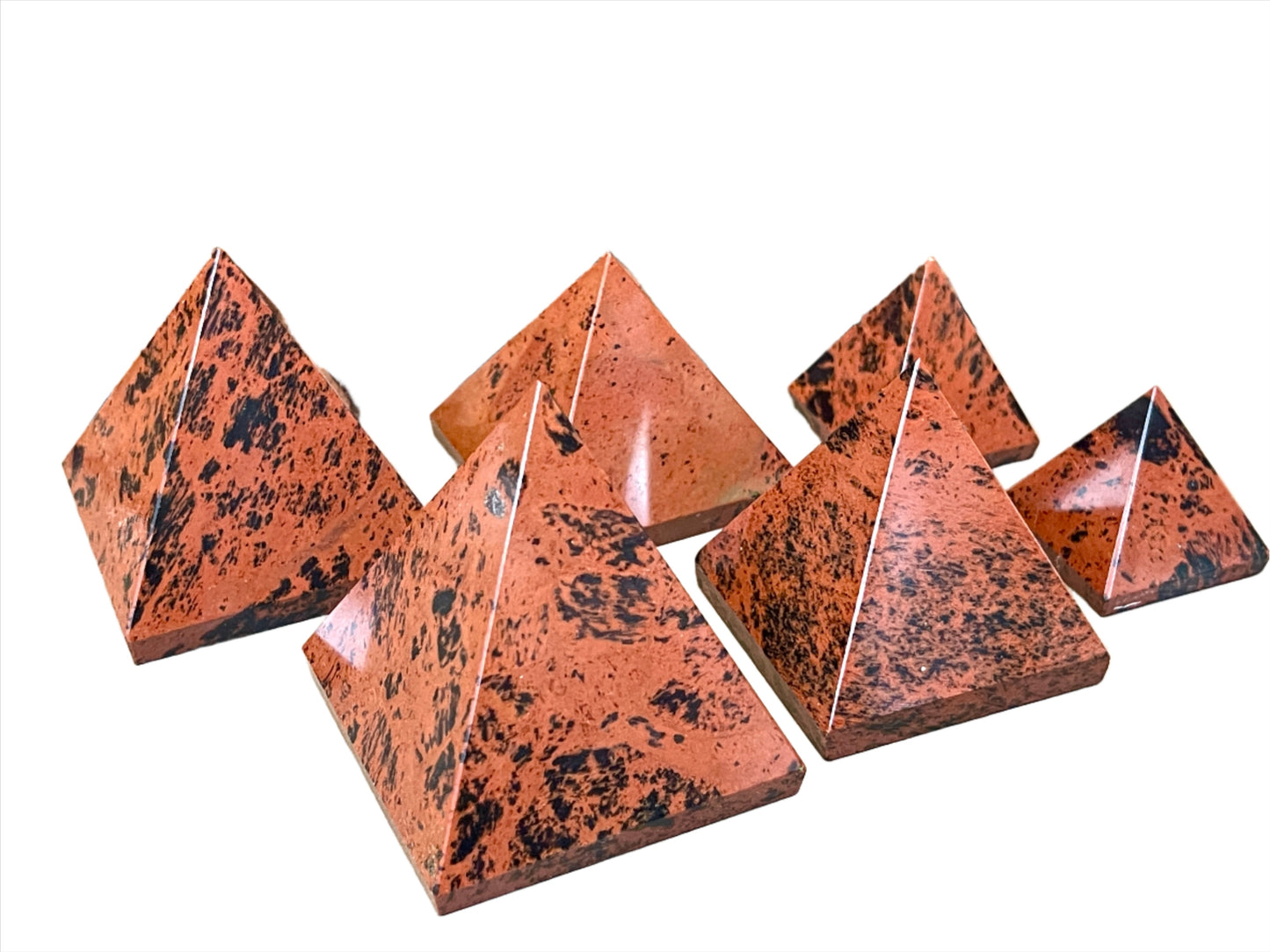 Mahogany Obsidian Pyramids