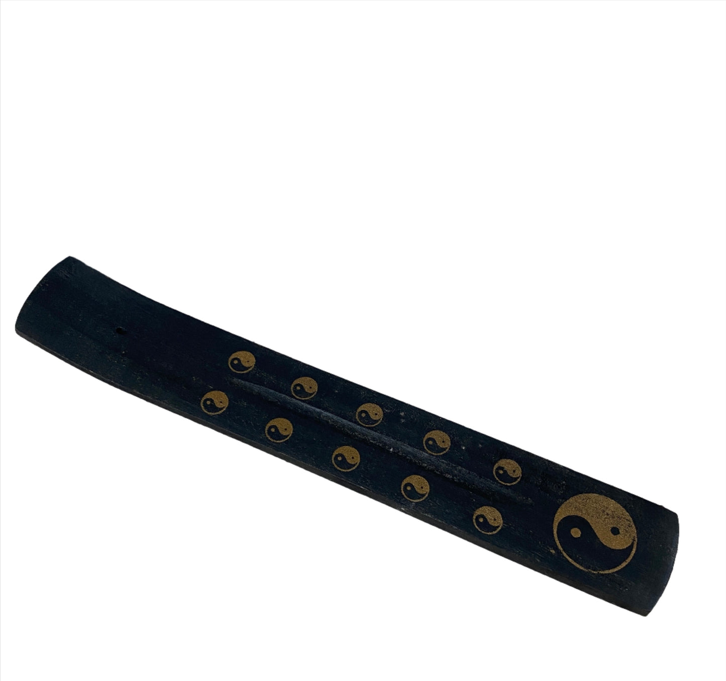 Block Printed Incense Burner | Black