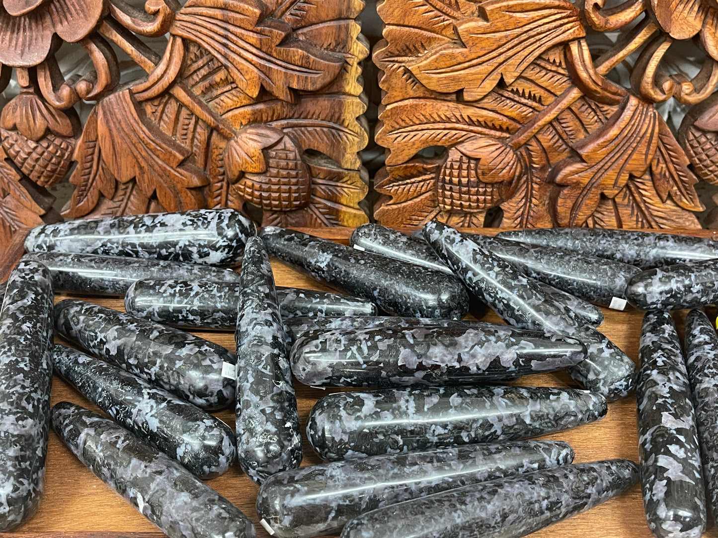 Mystic Merlinite (Indigo Gabbro) Massage Stones