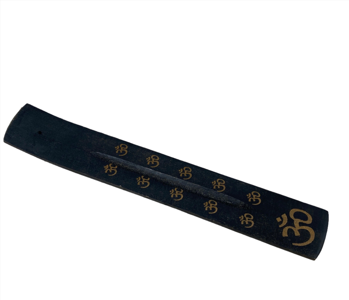 Block Printed Incense Burner | Black