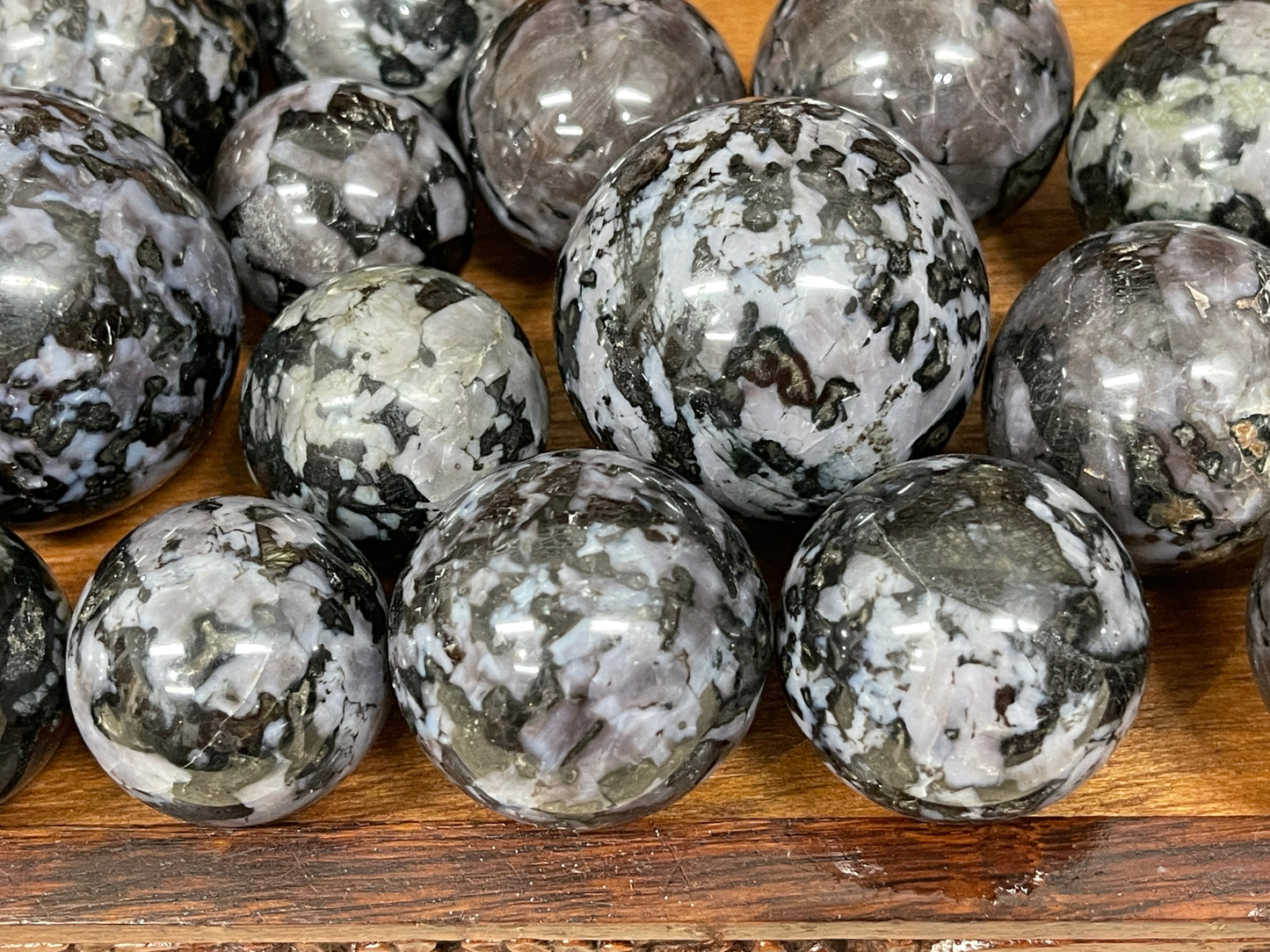 Mystic Merlinite (Indigo Gabbro) Spheres