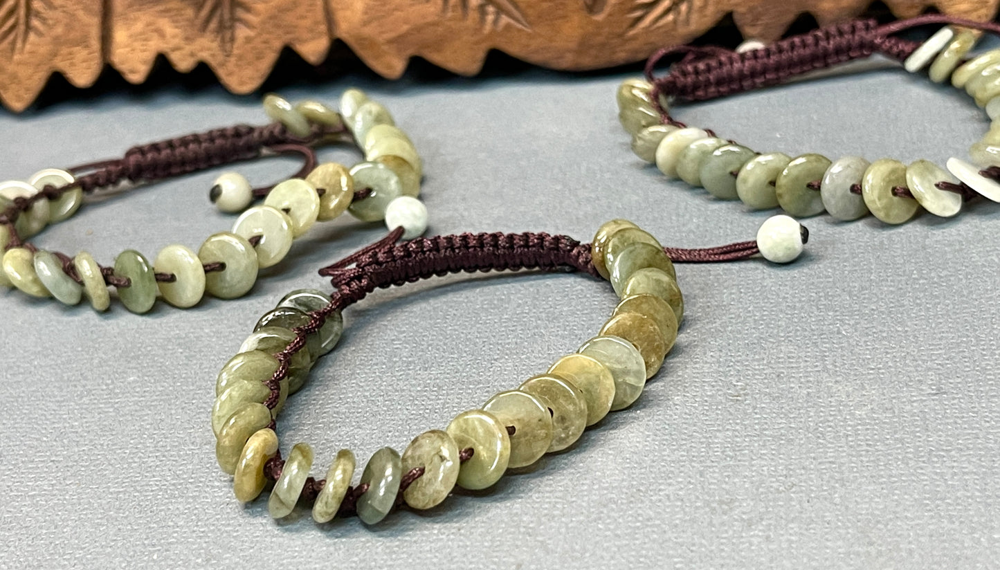 Jade Coin Bracelets