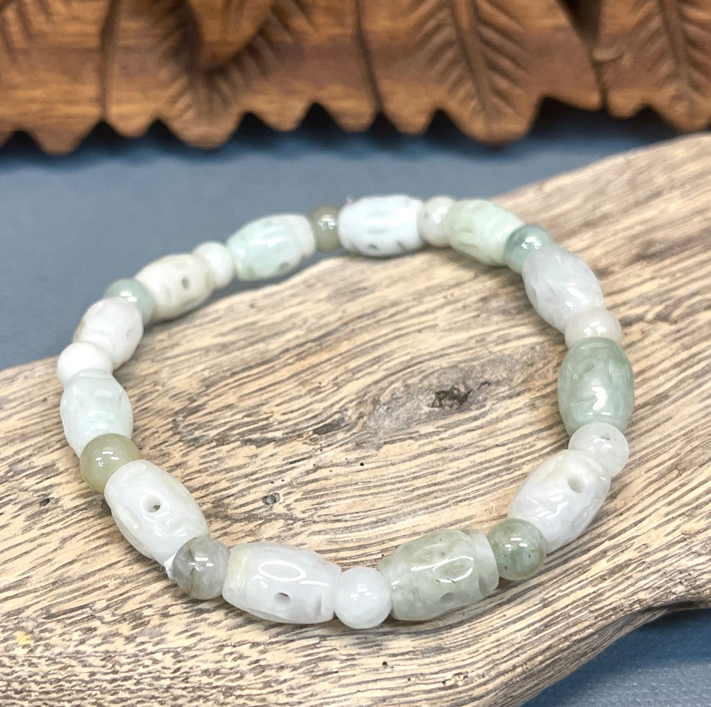 Carved Jade Bracelets