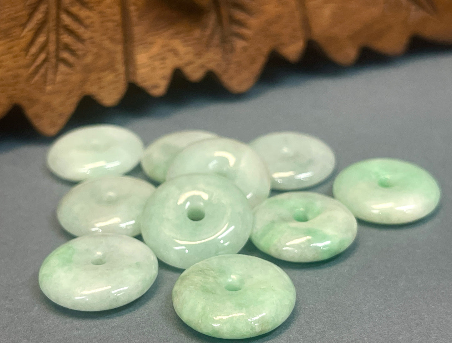 Jade Dahlia Coins Stones