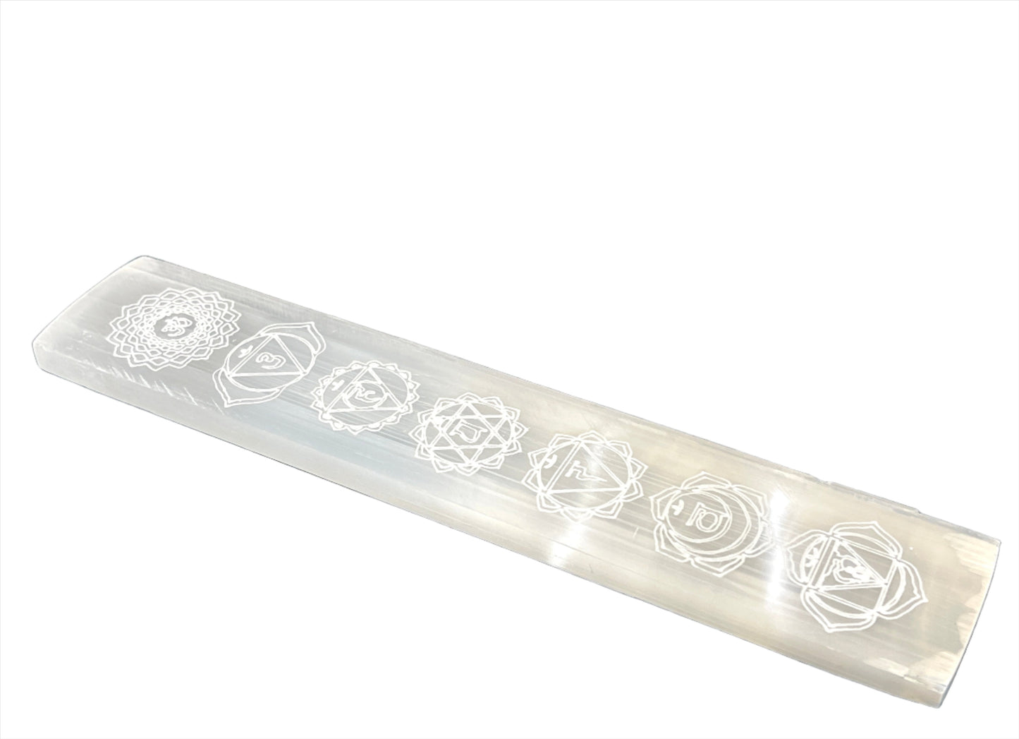 Selenite Crystal Charging Cleaning Tiles