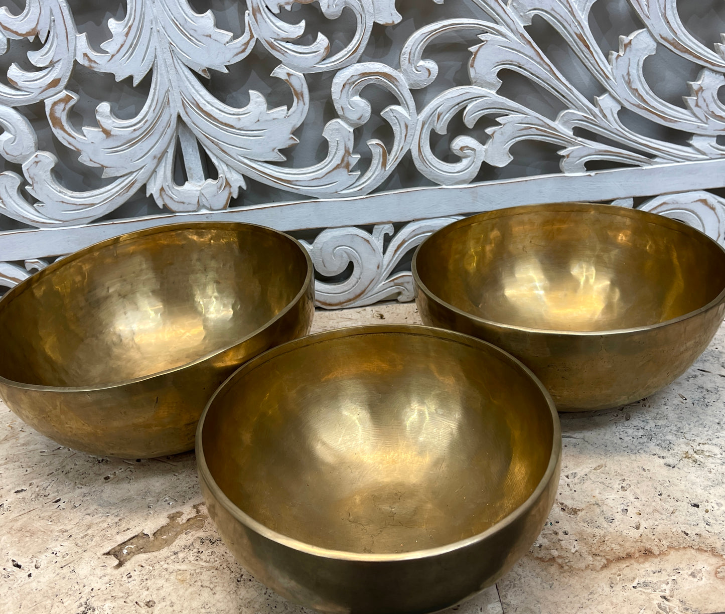 Seven Metal Singing Bowls | XL