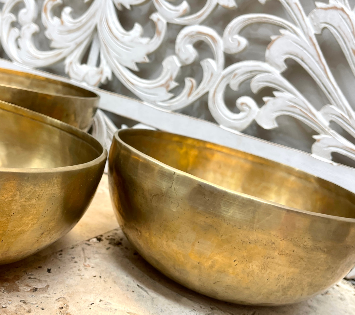 Seven Metal Singing Bowls | XL