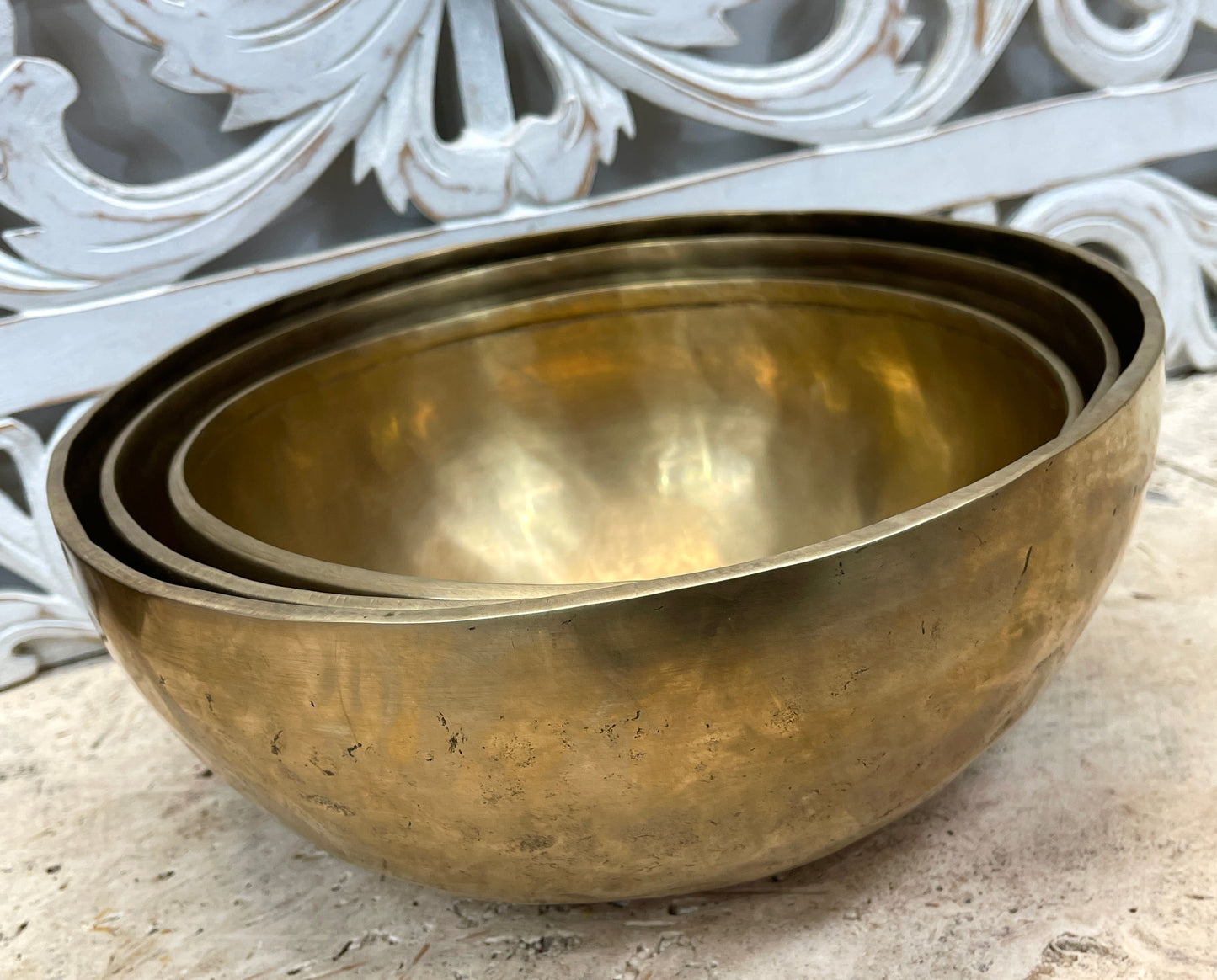 Seven Metal Singing Bowls | XL
