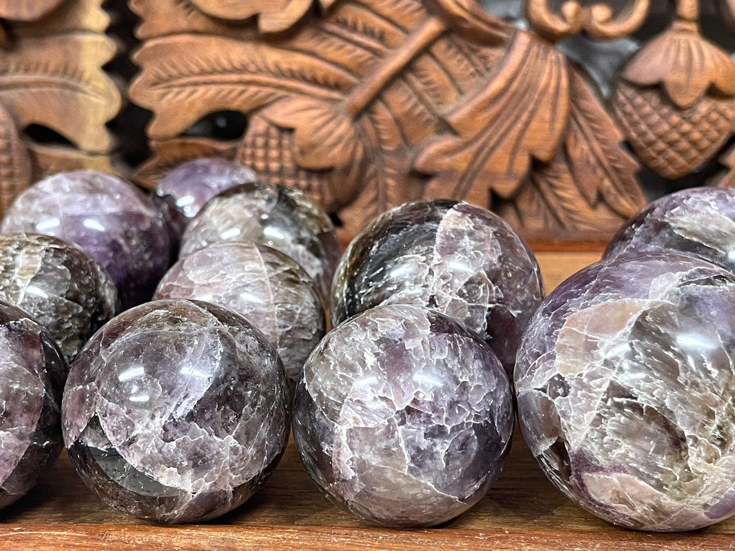Cacoxenite Spheres from Brazil