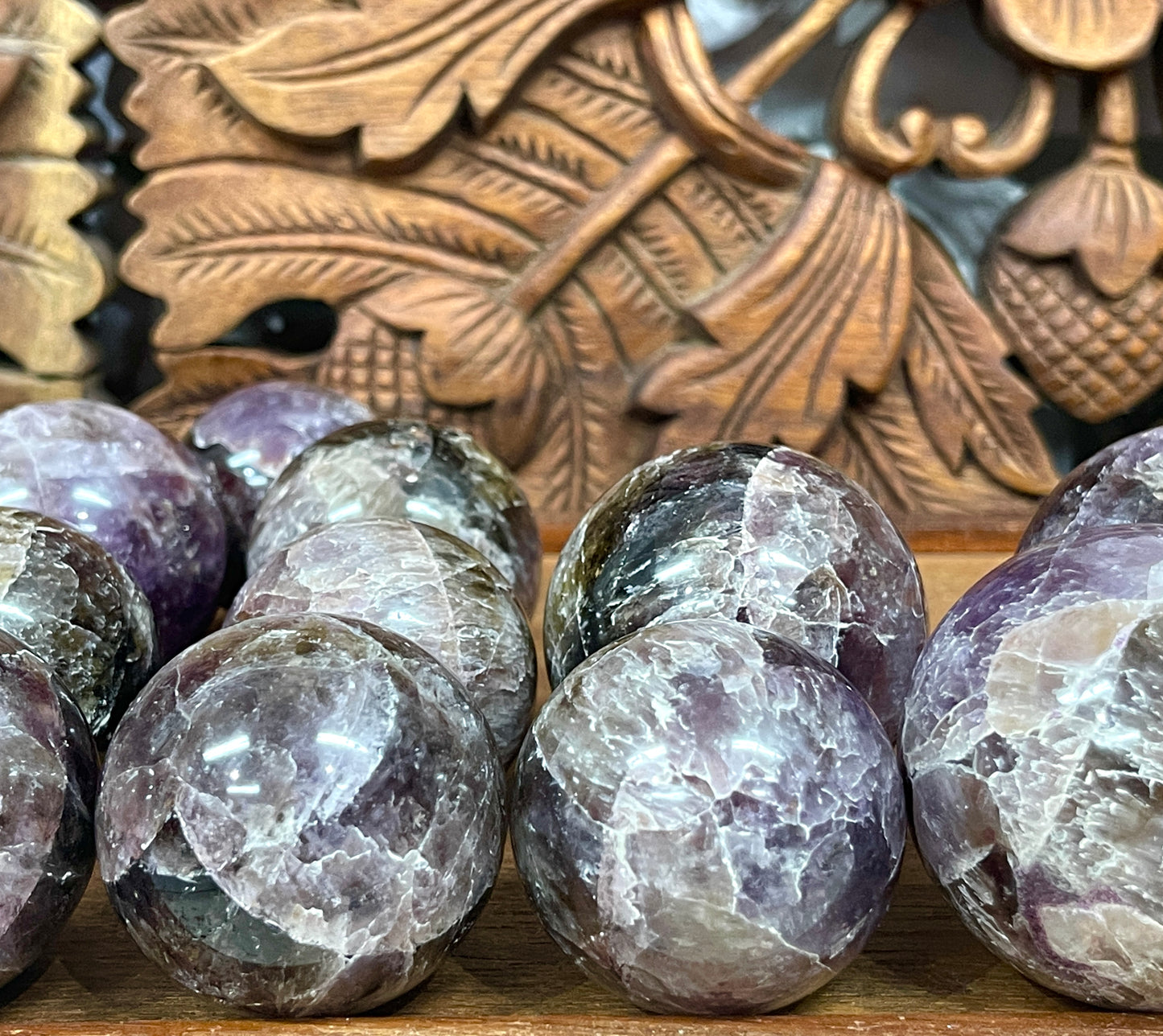 Cacoxenite Spheres from Brazil