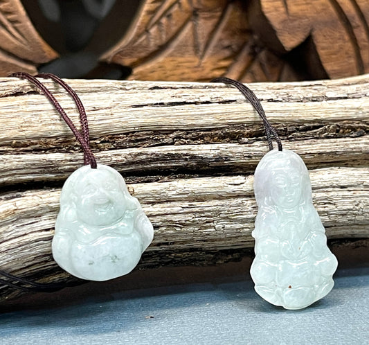 Jade Buddha Pendants