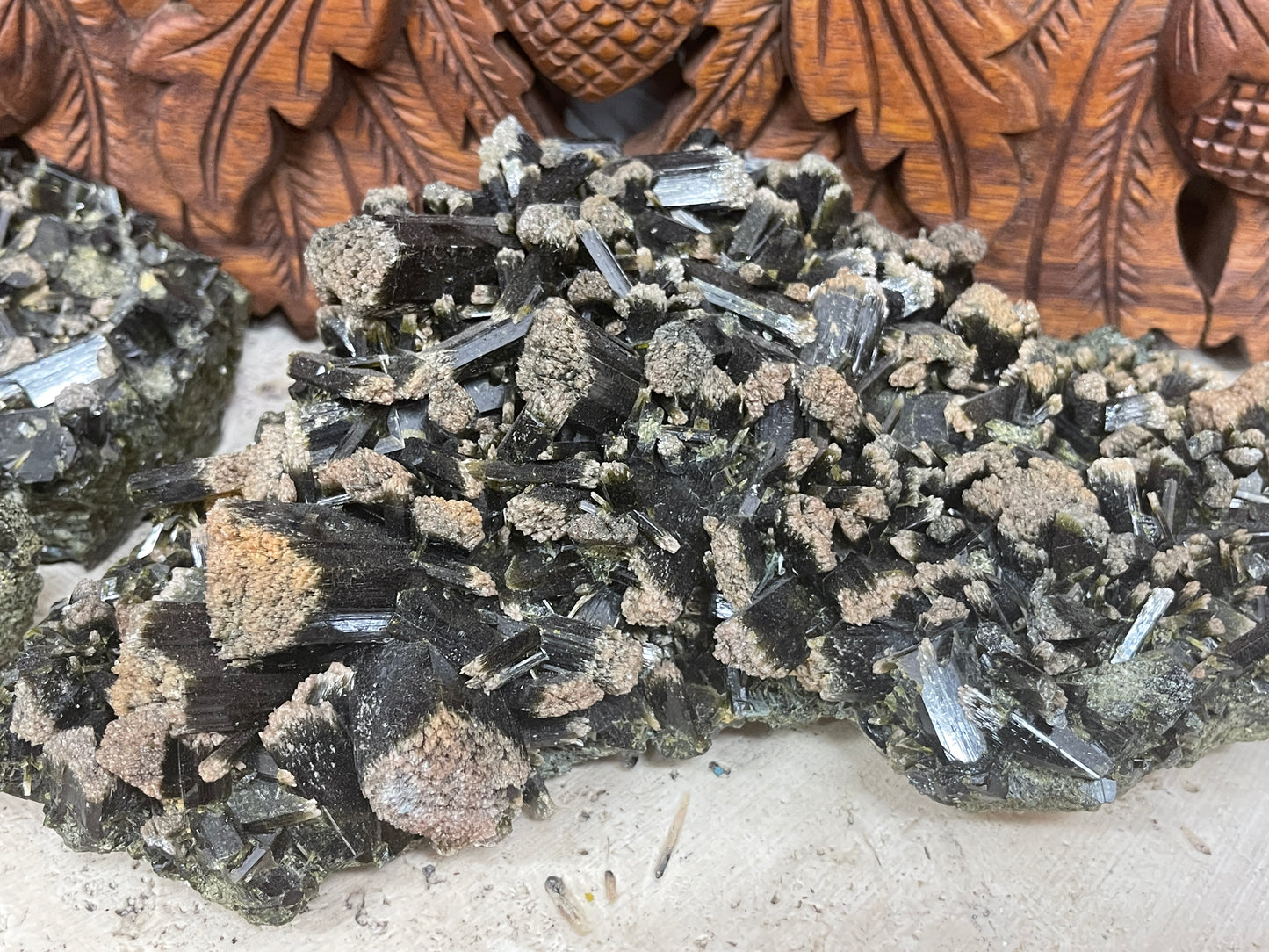 Prehnite with Epidote Rods Specimens from Pakistan