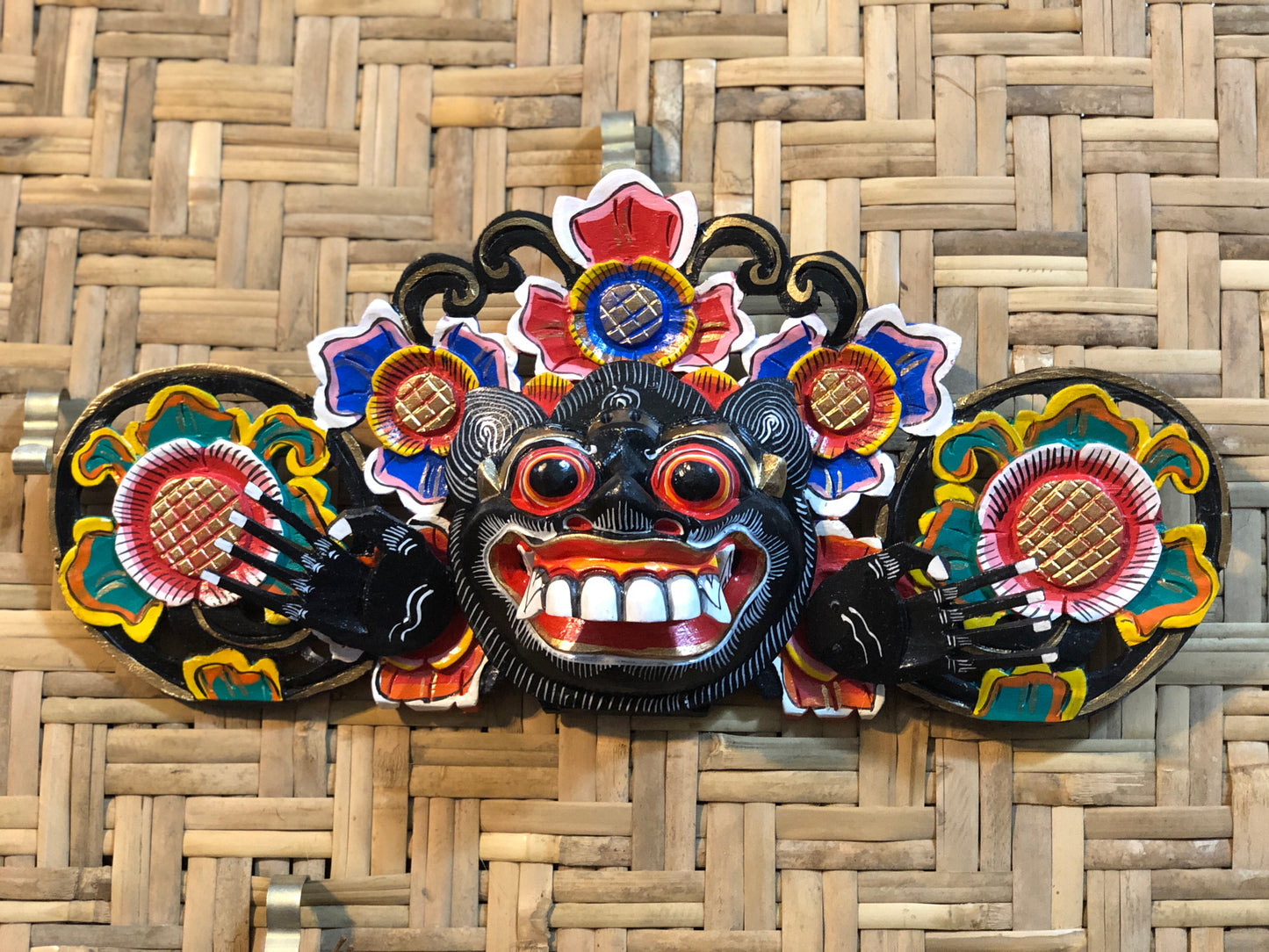 Hand Carved & Painted Boma Masks
