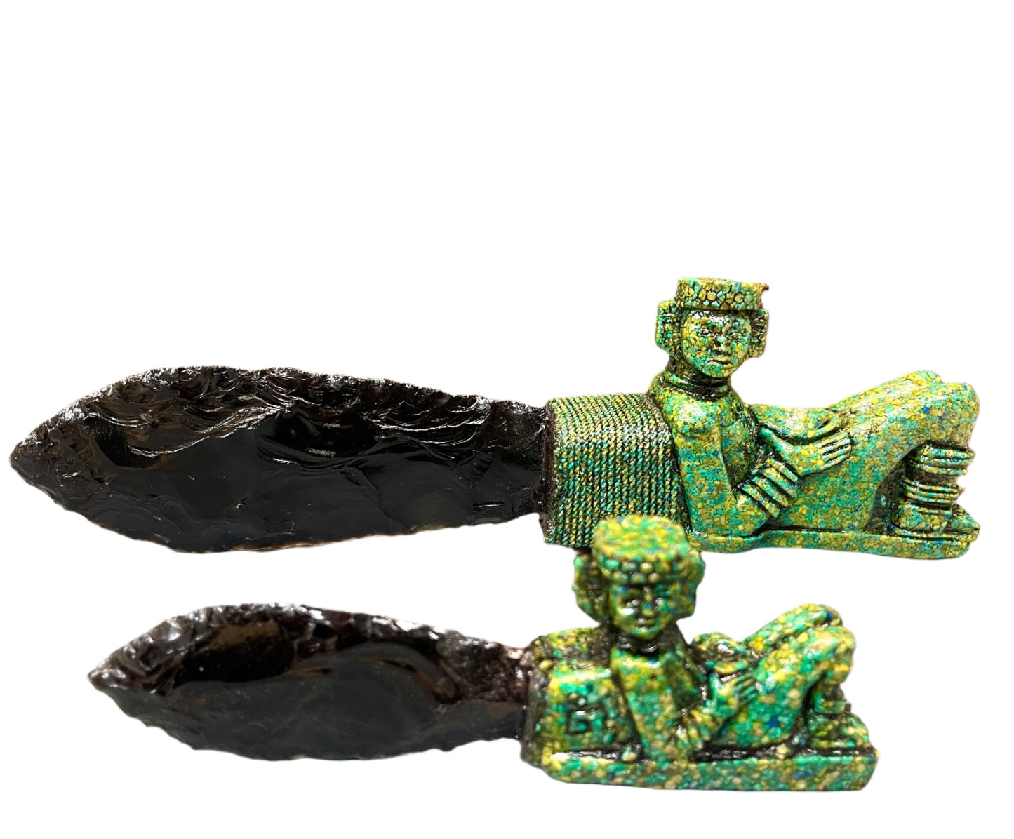 Decorative Aztec Tecpatl Obsidian Knives | Palenque