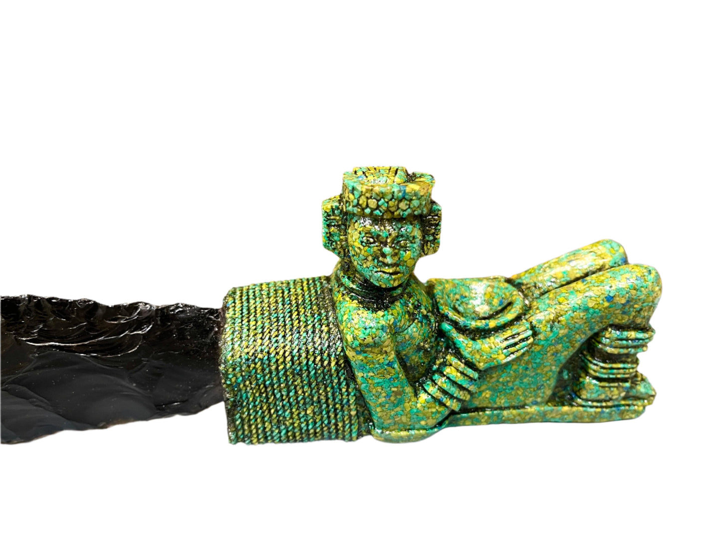 Decorative Aztec Tecpatl Obsidian Knives | Palenque