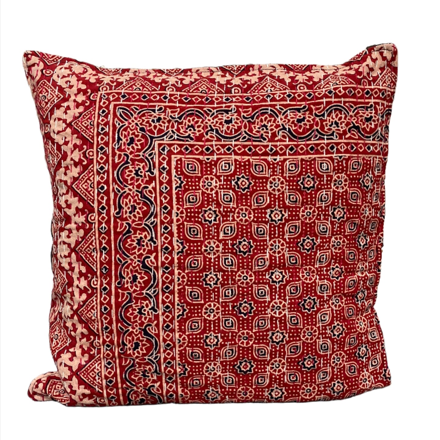 Rajasthani Kantha Throw Pillow Cases