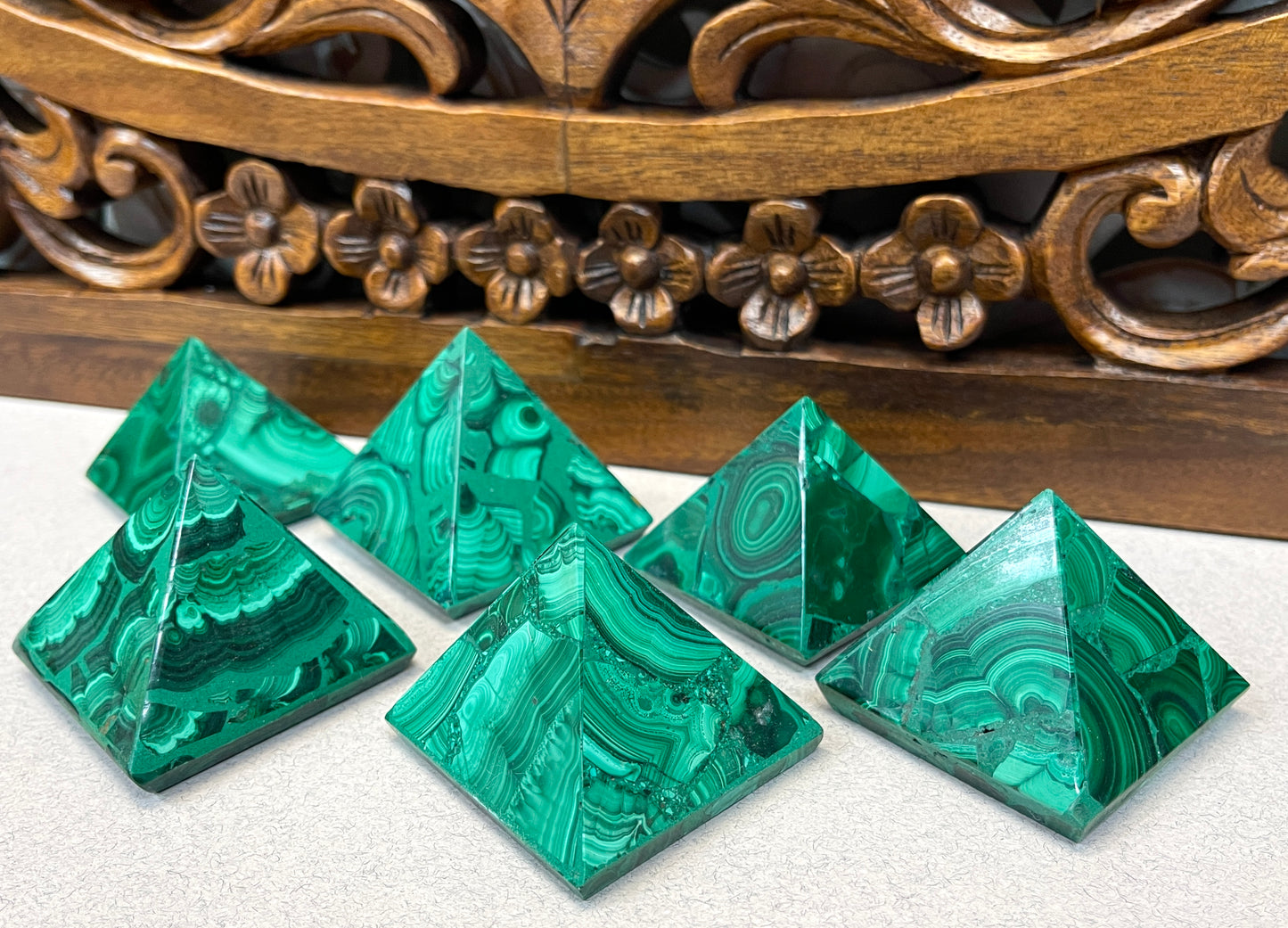 Malachite Pyramids