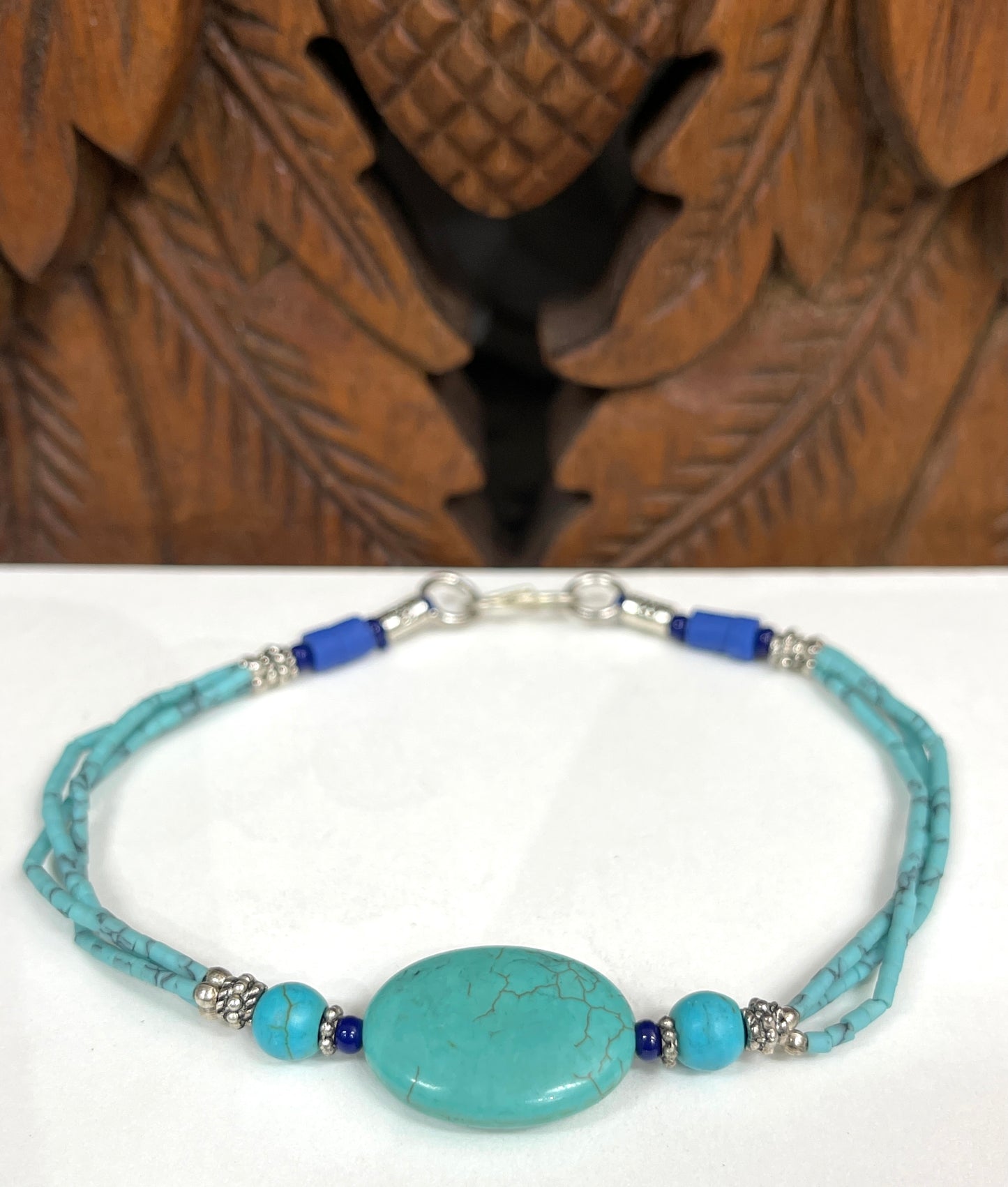 Lapis, Jade and Serpentine Bracelets