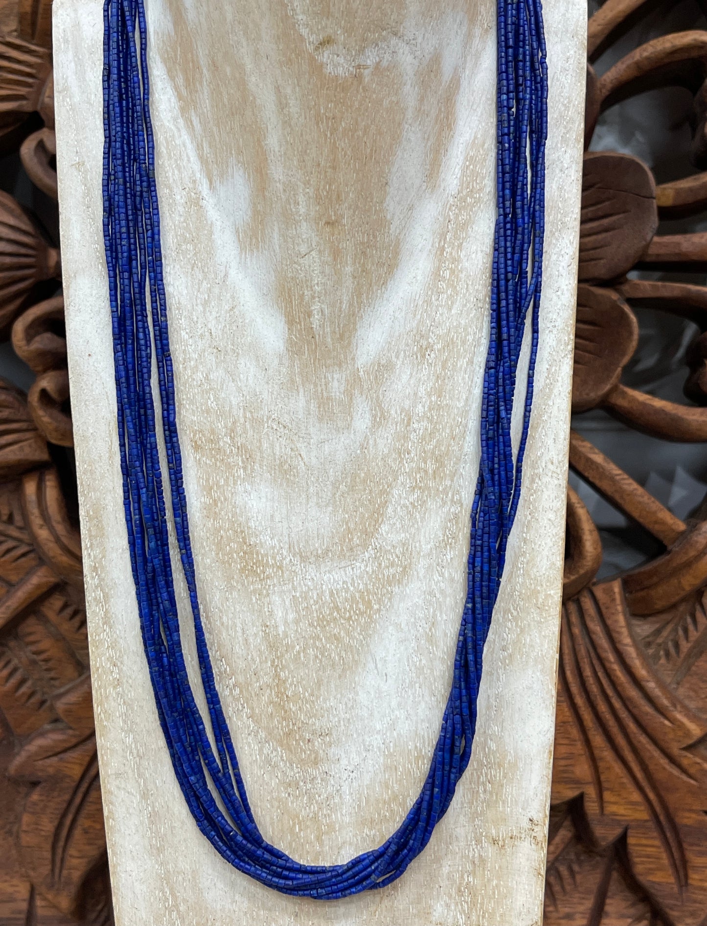 Turquoise, Jade or Lapis Multi Strand Heishi Necklaces