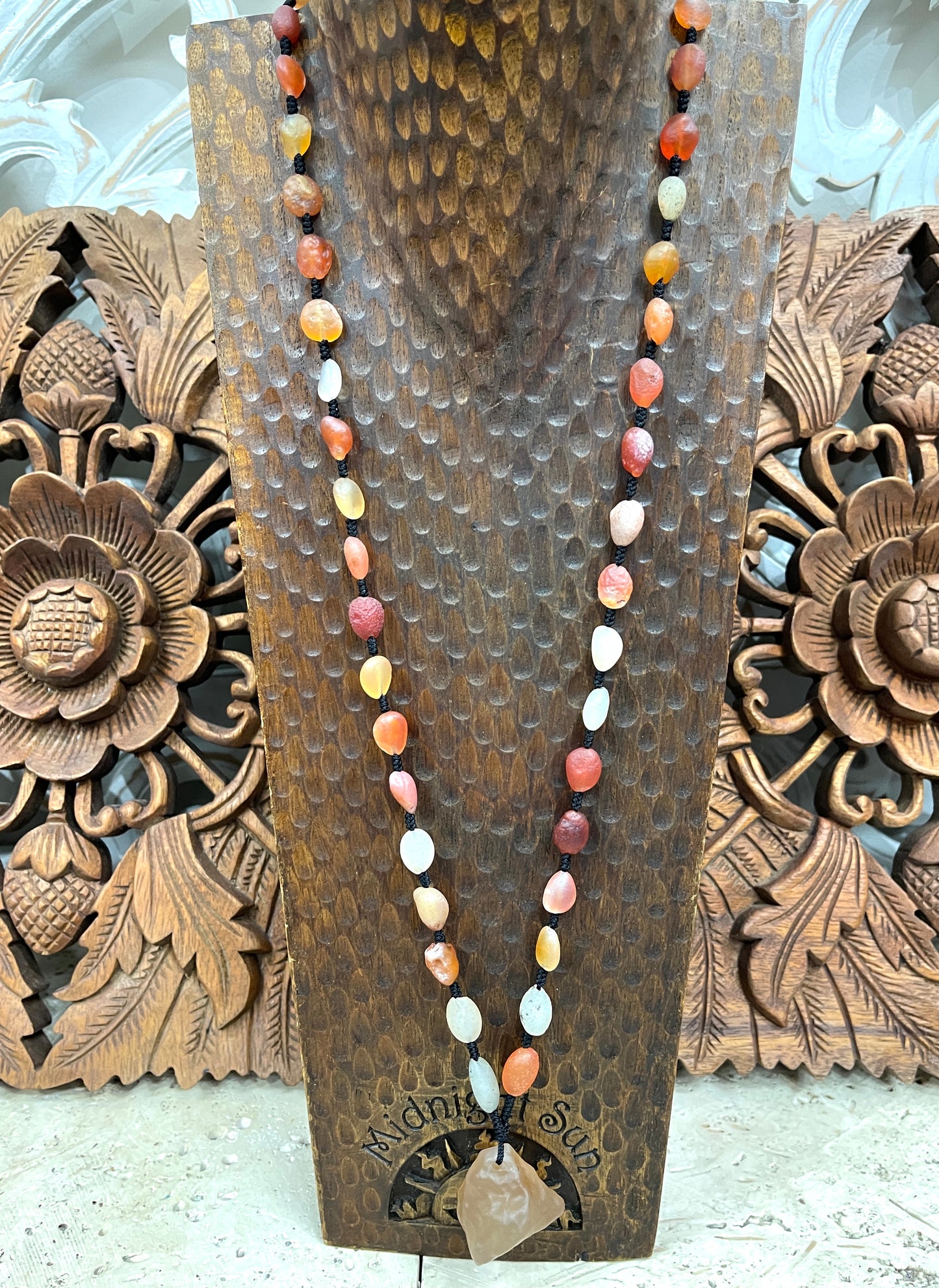 Hand Knotted Gobi Desert Agate Necklaces