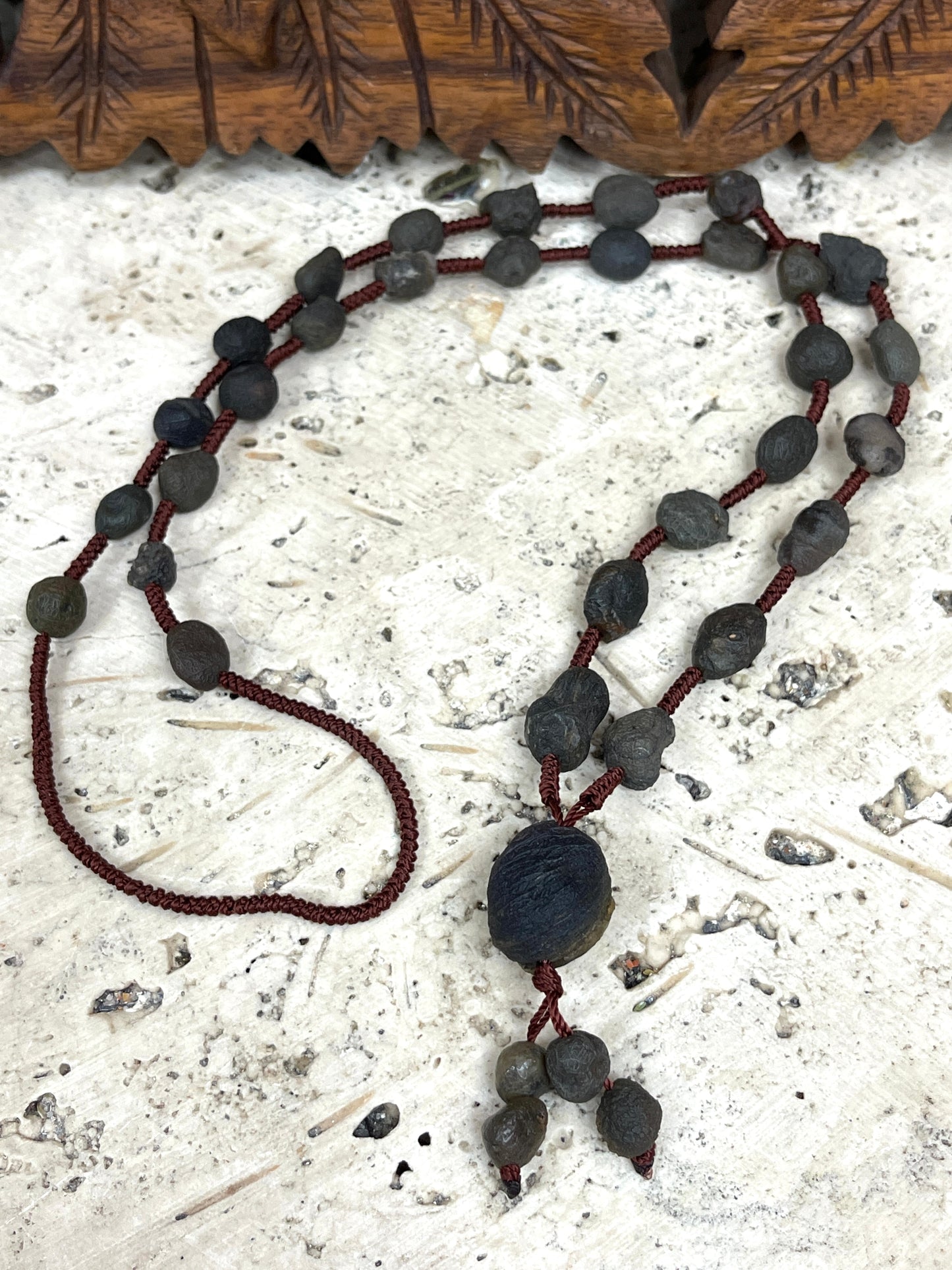 Hand Knotted Gobi Desert Agate Necklaces