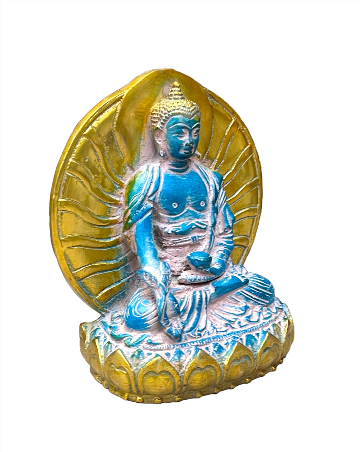 Medicine Buddha Statue - 15cm x 12cm