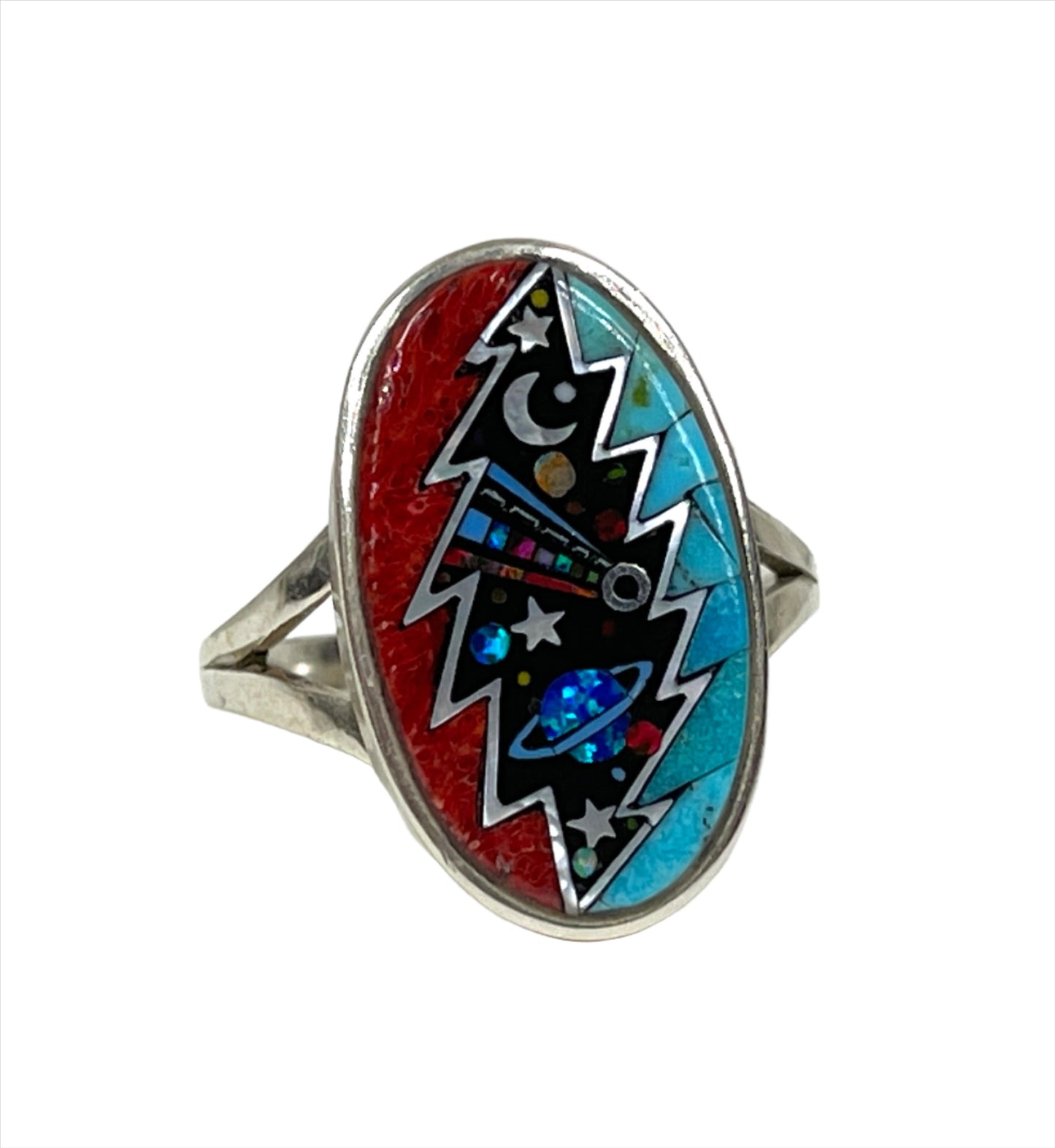 Lightning Bolt Galaxy Rings by David Freeland