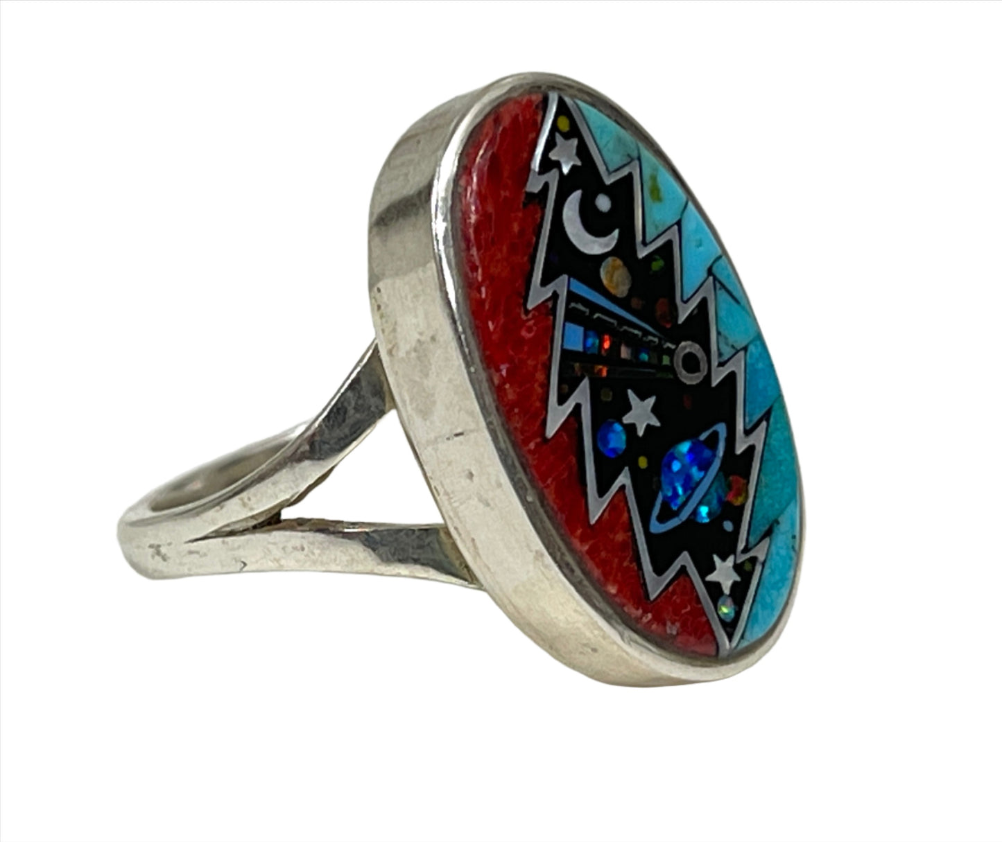 Lightning Bolt Galaxy Rings by David Freeland