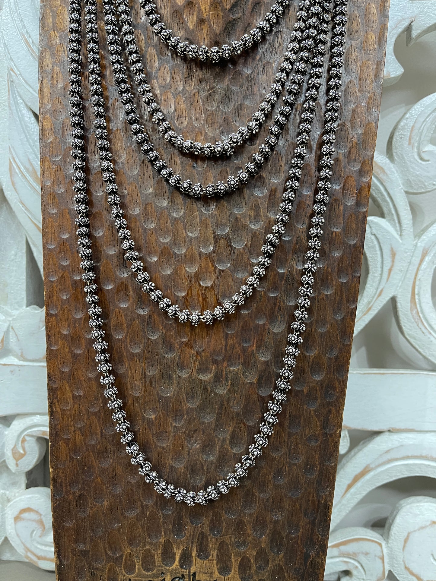 Four sided Thai Oxidized Chains - 16"-30"