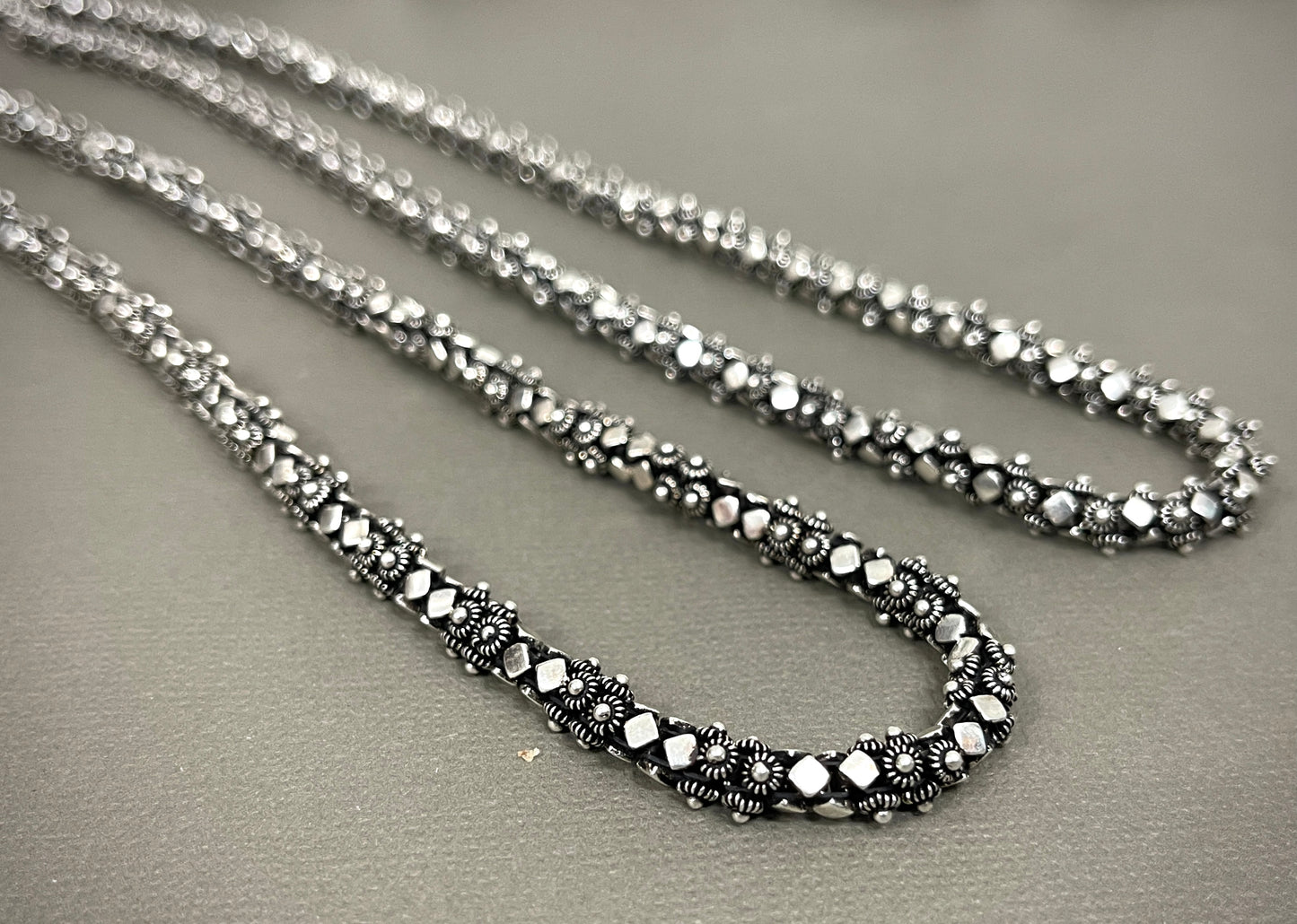 Four sided Thai Oxidized Chains - 16"-30"