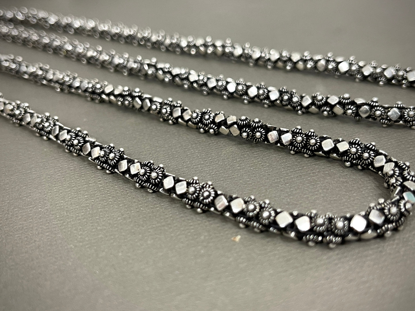 Four sided Thai Oxidized Chains - 16"-30"