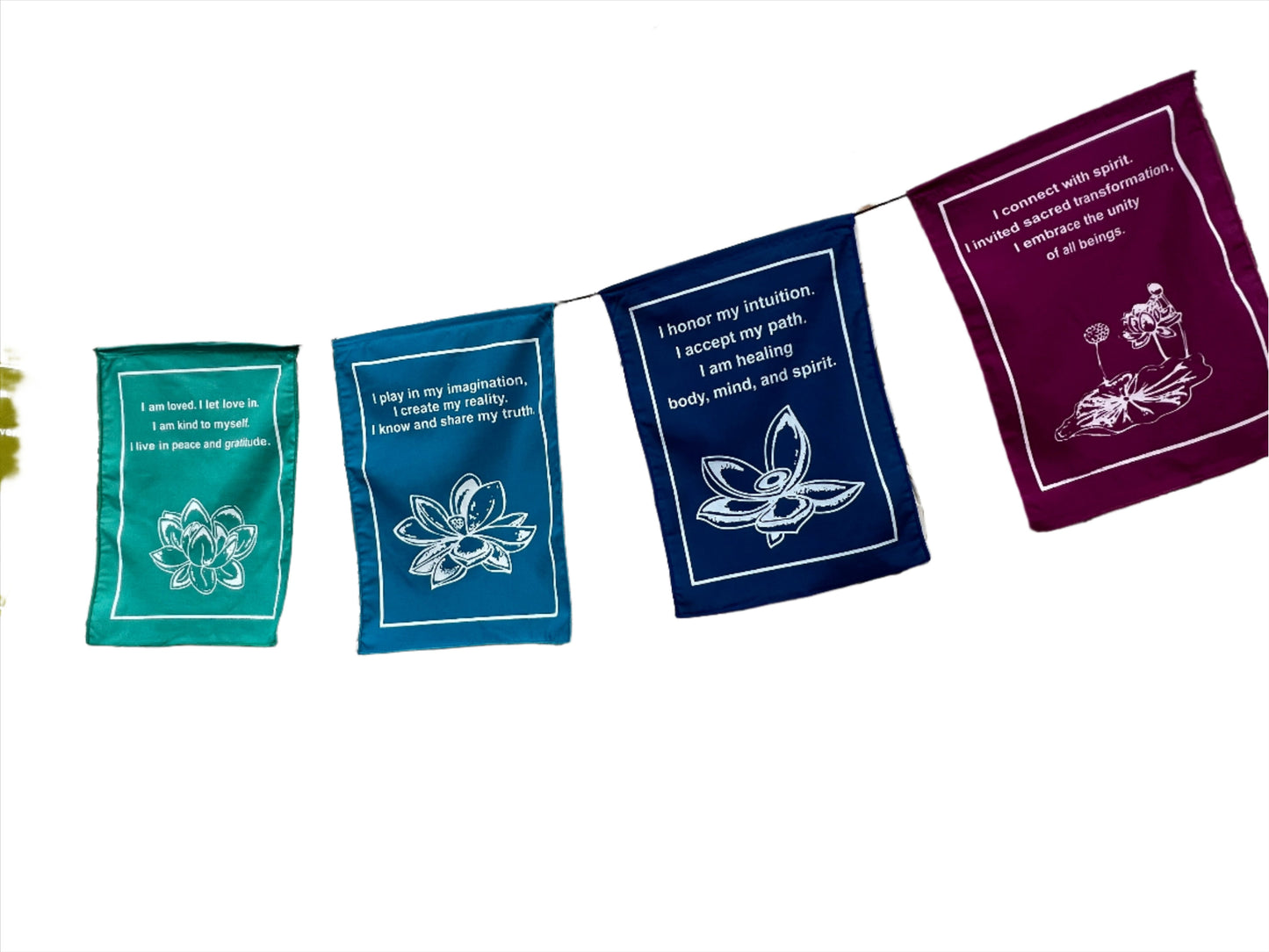 Prayer Flags Garden Blessing Manifestation Flags