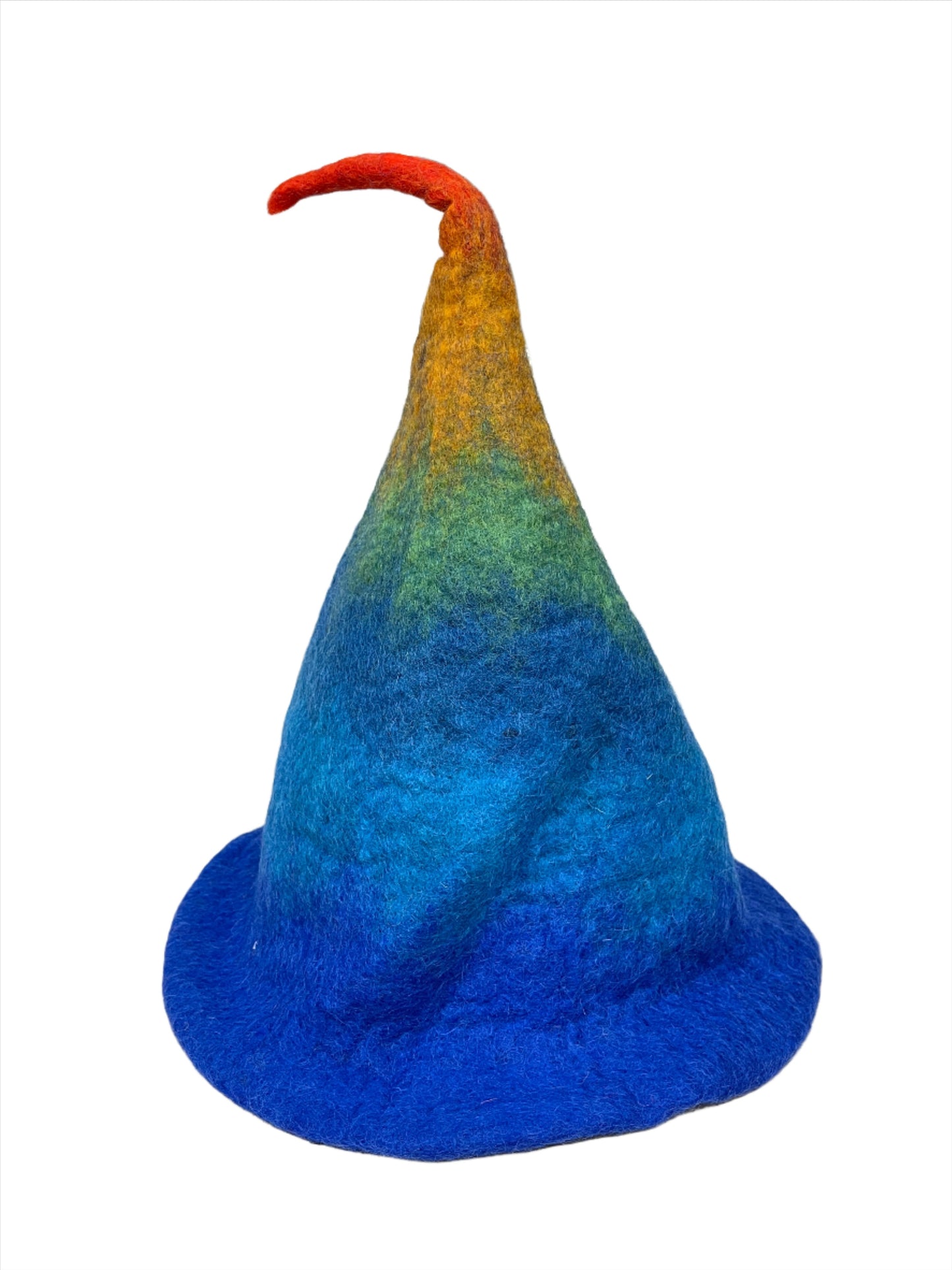 Hand felted Rainbow Hats