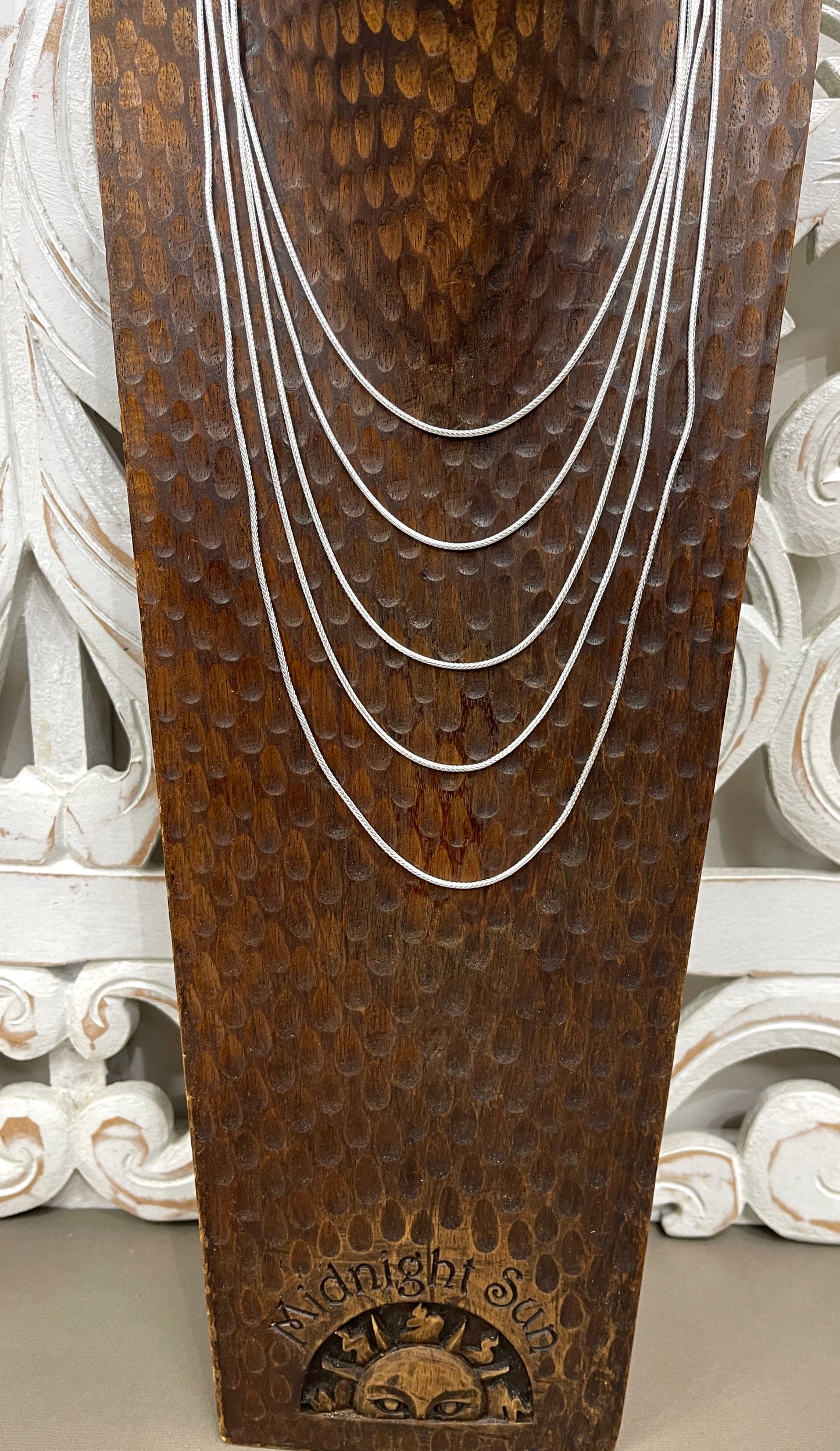 1.5mm Sterling Braided Snake Chains - 16"-24"