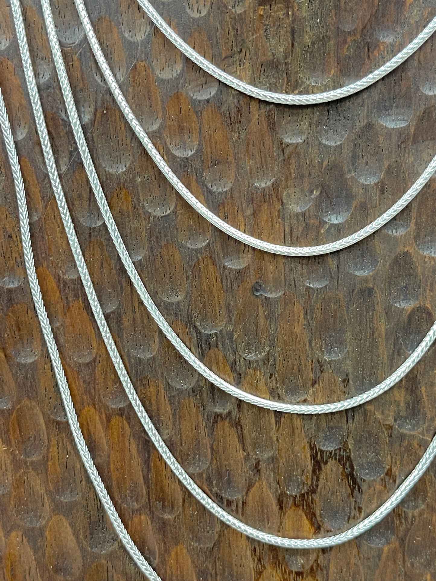 1.5mm Sterling Braided Snake Chains - 16"-24"