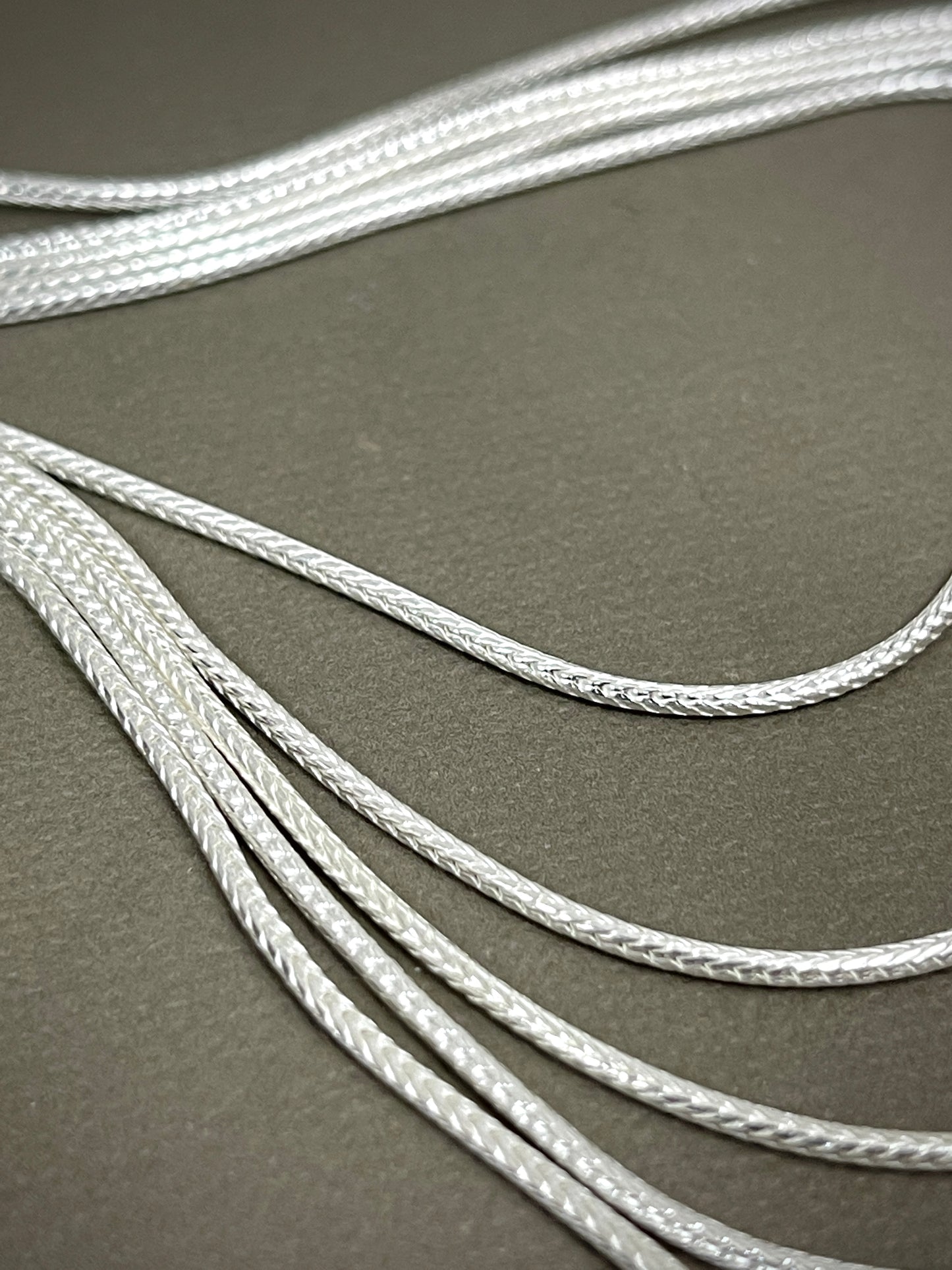 1.5mm Sterling Braided Snake Chains - 16"-24"