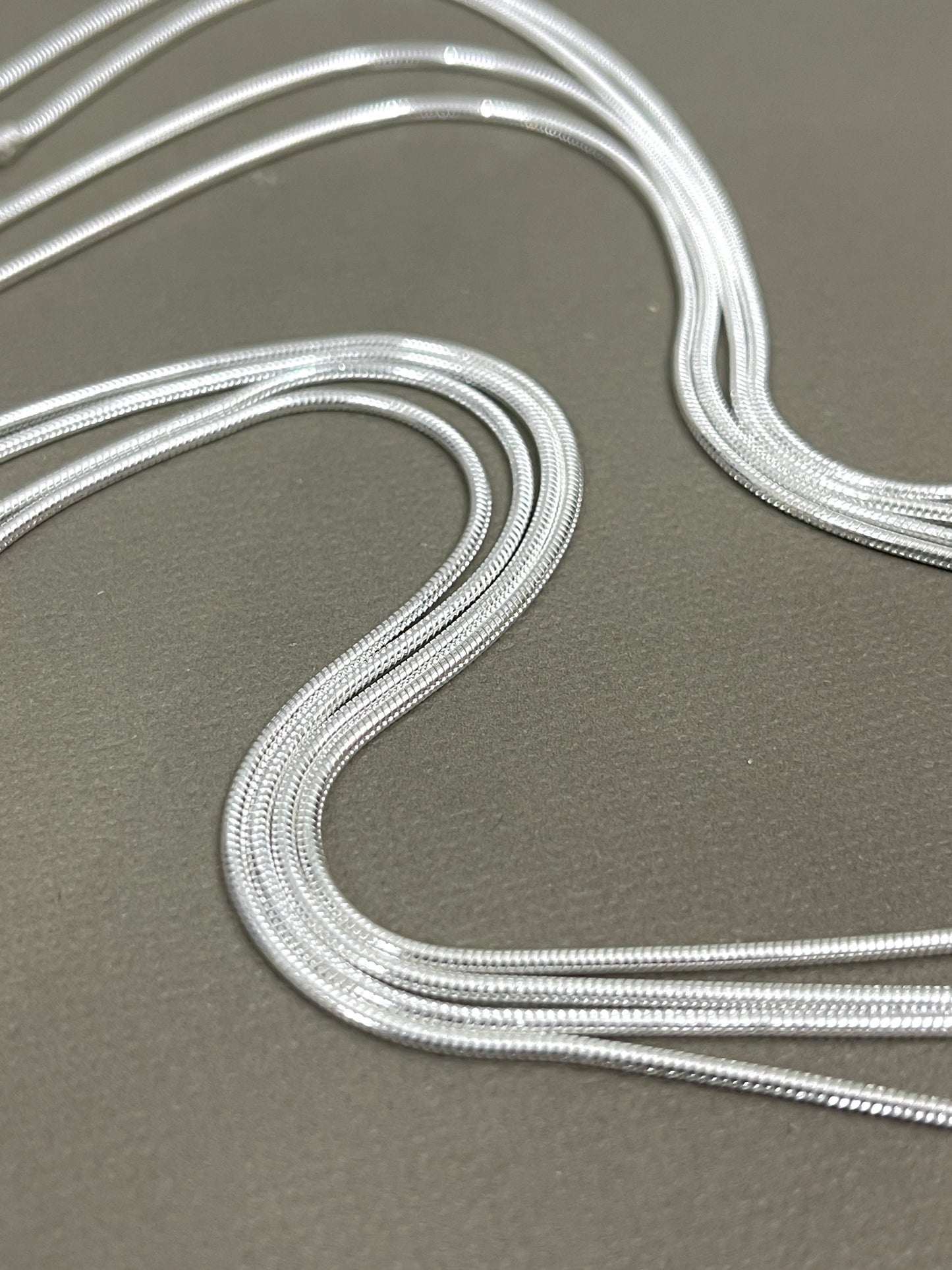 1.5mm Sterling Snake Chains