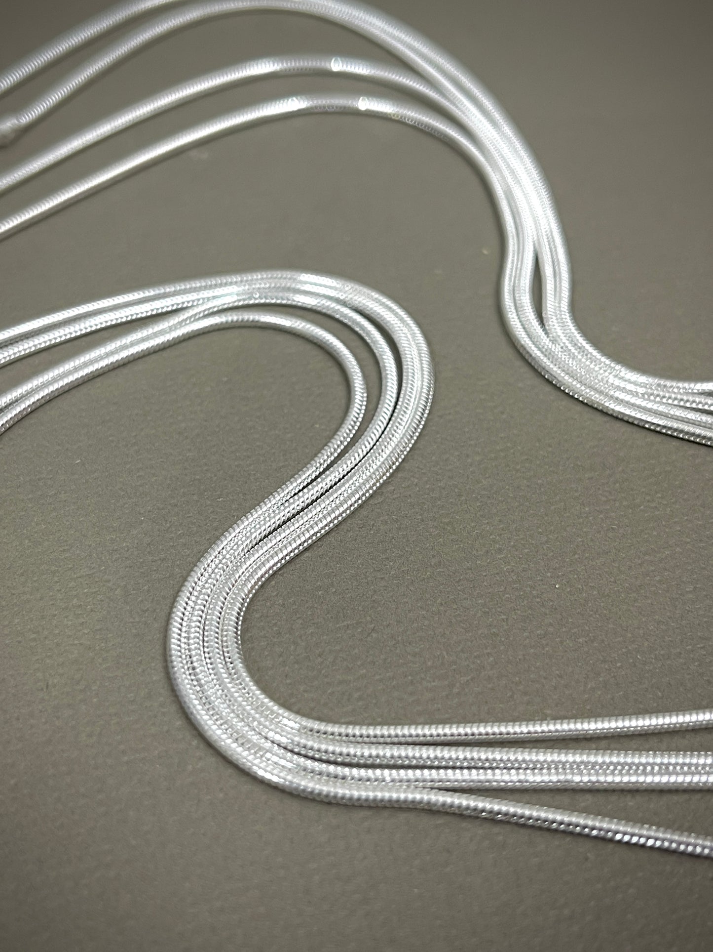 1.5mm Sterling Snake Chains